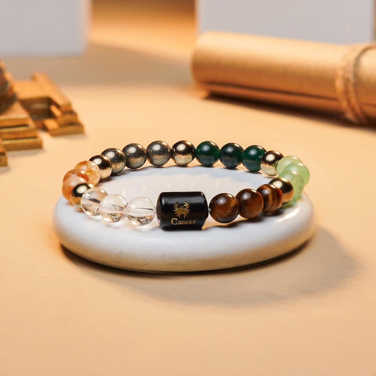 Dhan Yog Bracelet with Zodiac Charm – Wealth & Luck