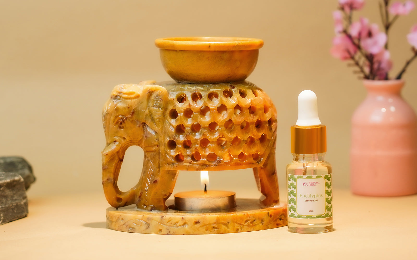 Eucalyptus Essential Oil + Diffuser