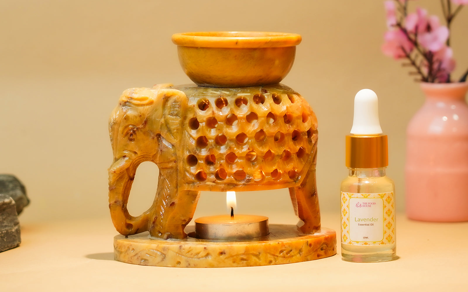 Lavendar Essential Oil + Diffuser