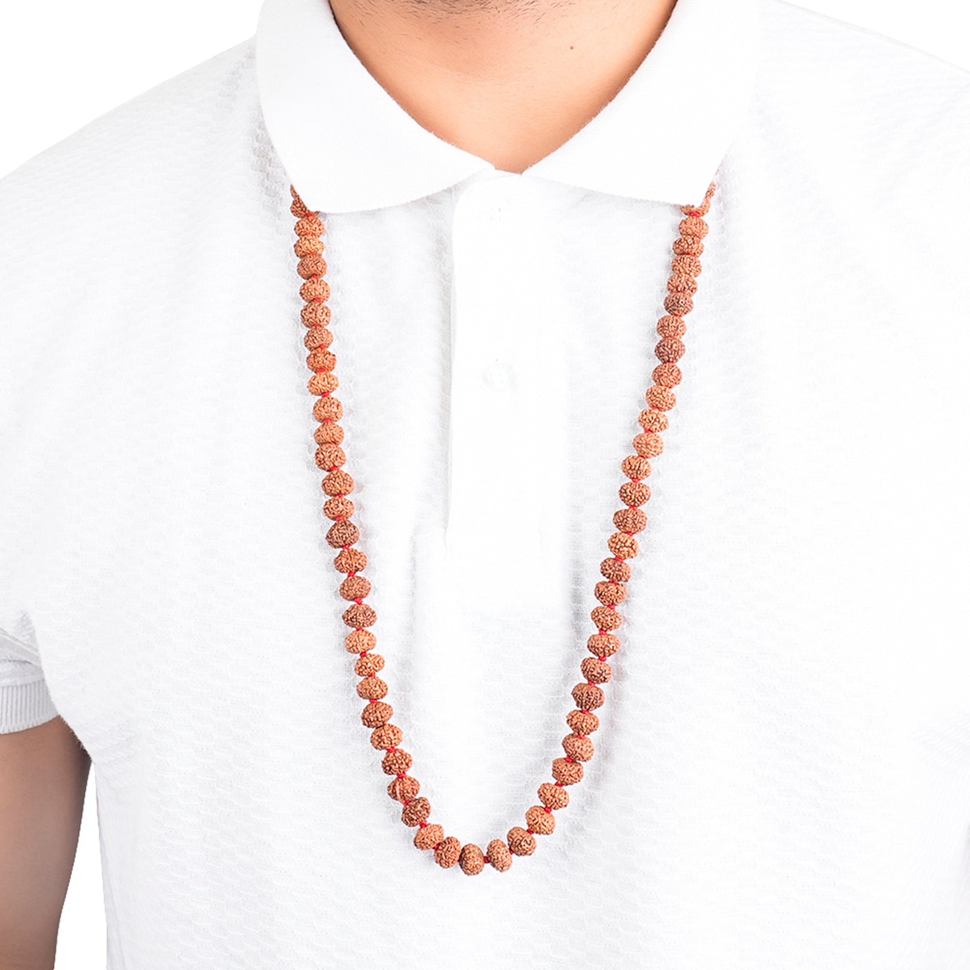 7 Mukhi Rudraksha Mala – 108 Nepali Beads, for Japa