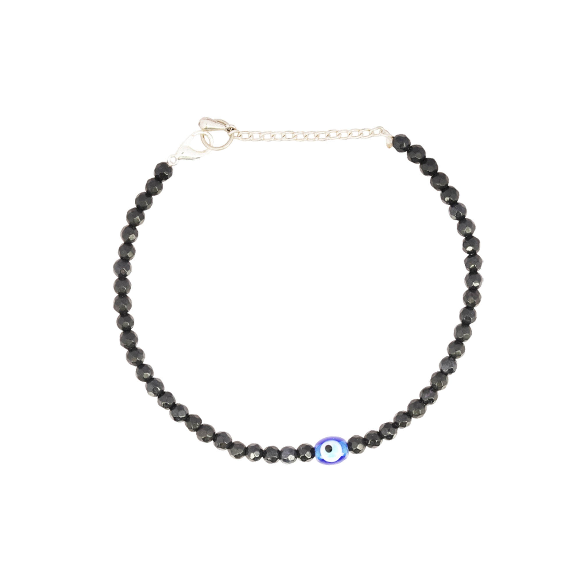 Black Evil Eye Anklet – Protection from Negativity