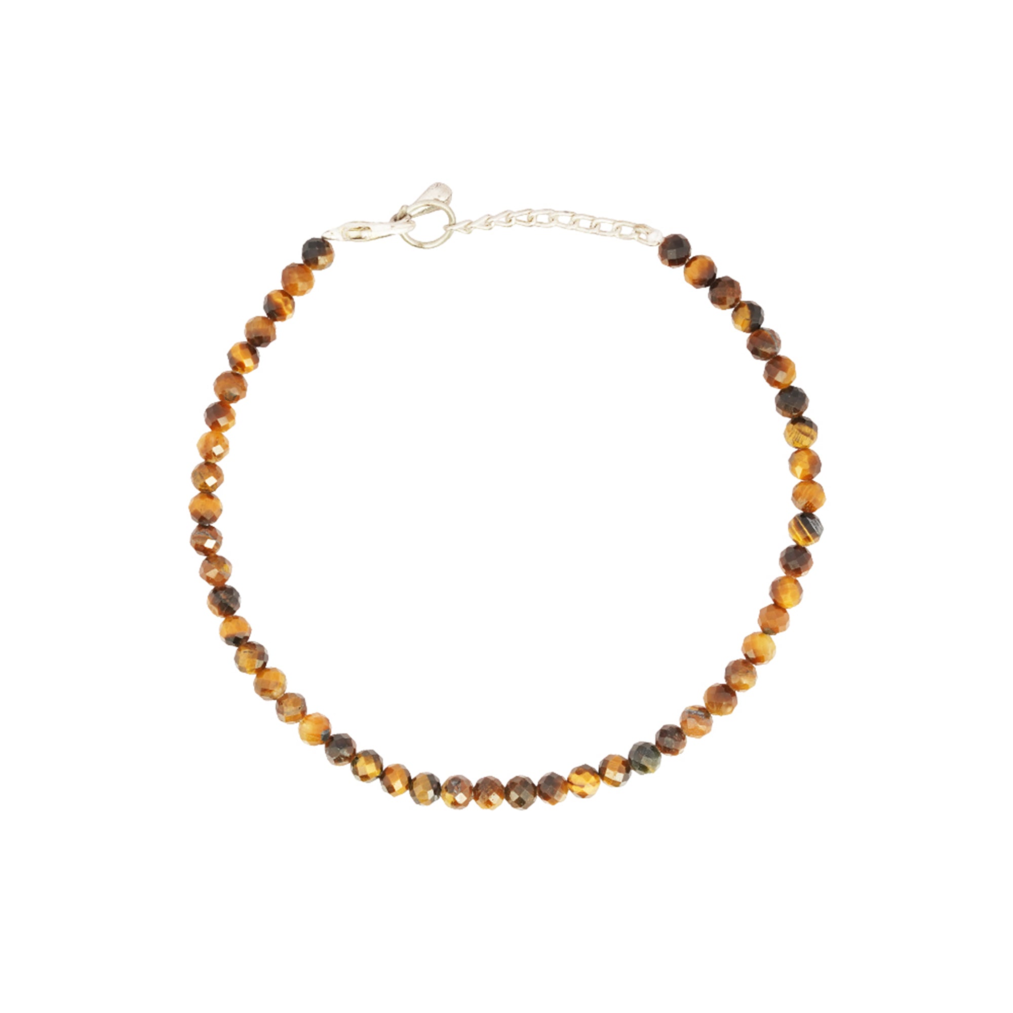 Tiger Eye Anklet – for Protection, Courage & Inner Strength