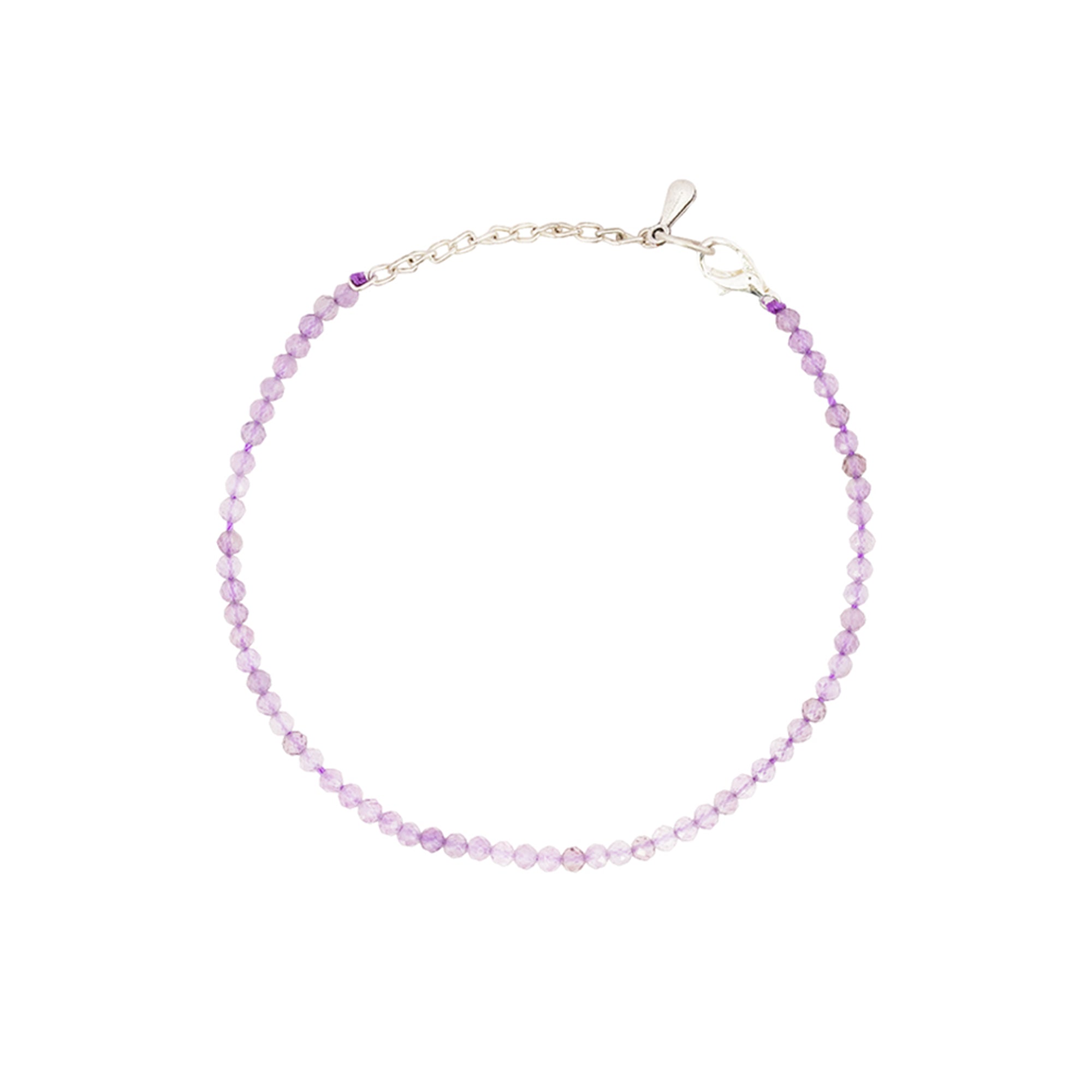 Amethyst Anklet – for Calm & Balance