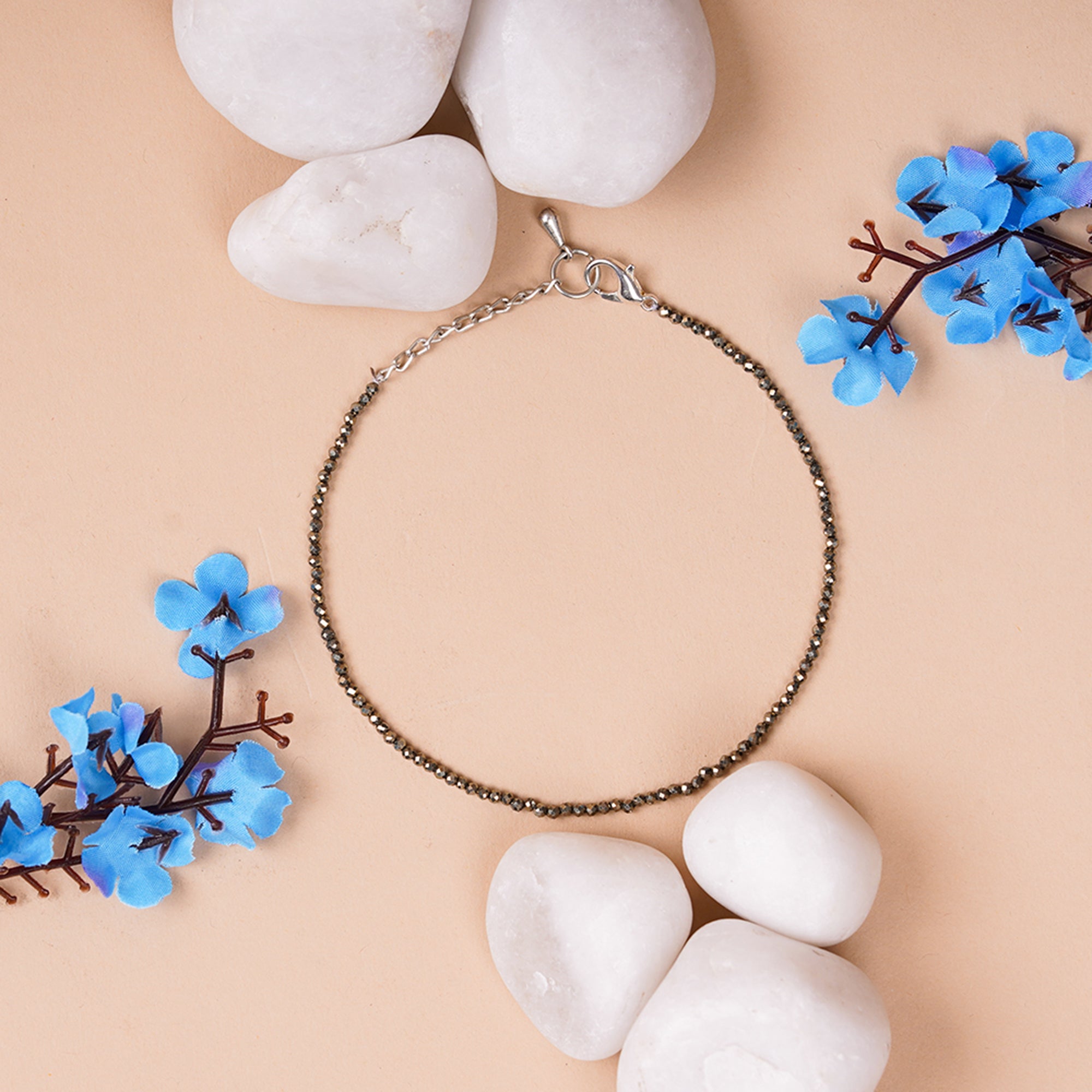 Pyrite Anklet – Wealth & Success