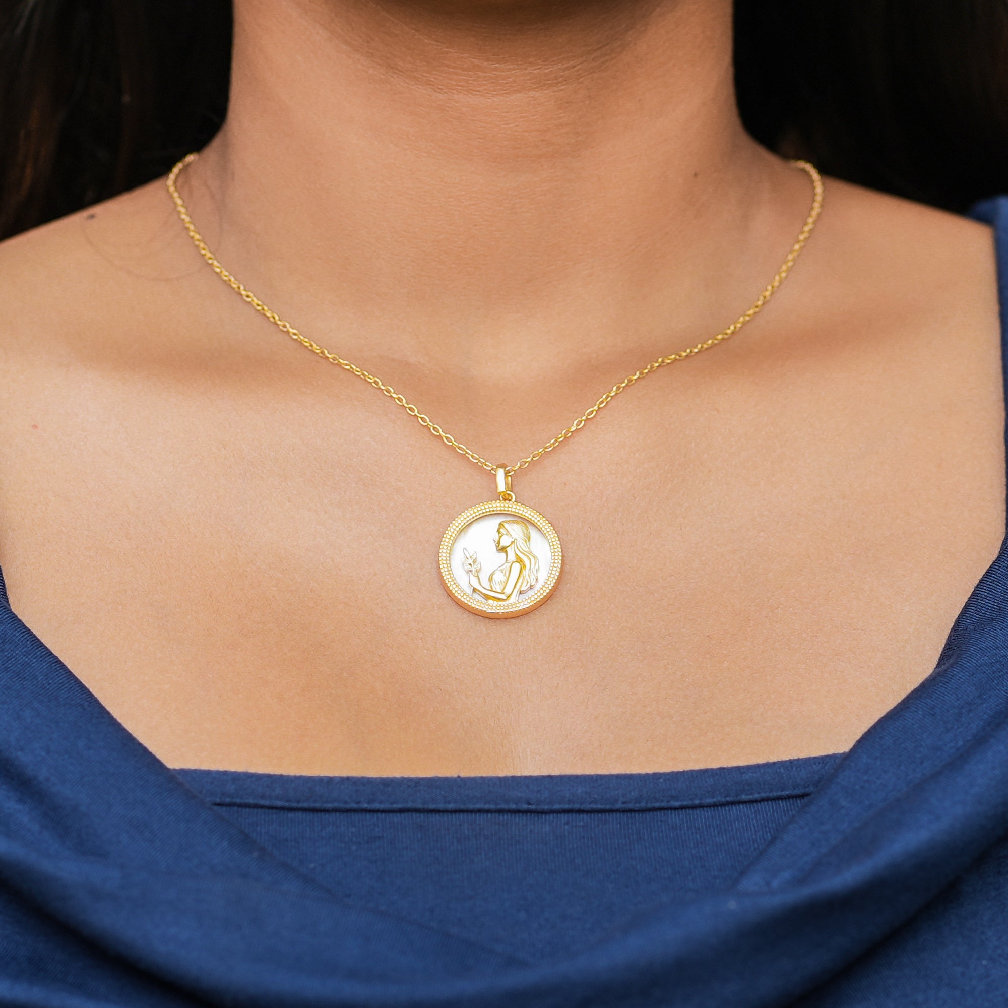Virgo Pendant for Wisdom and Calm