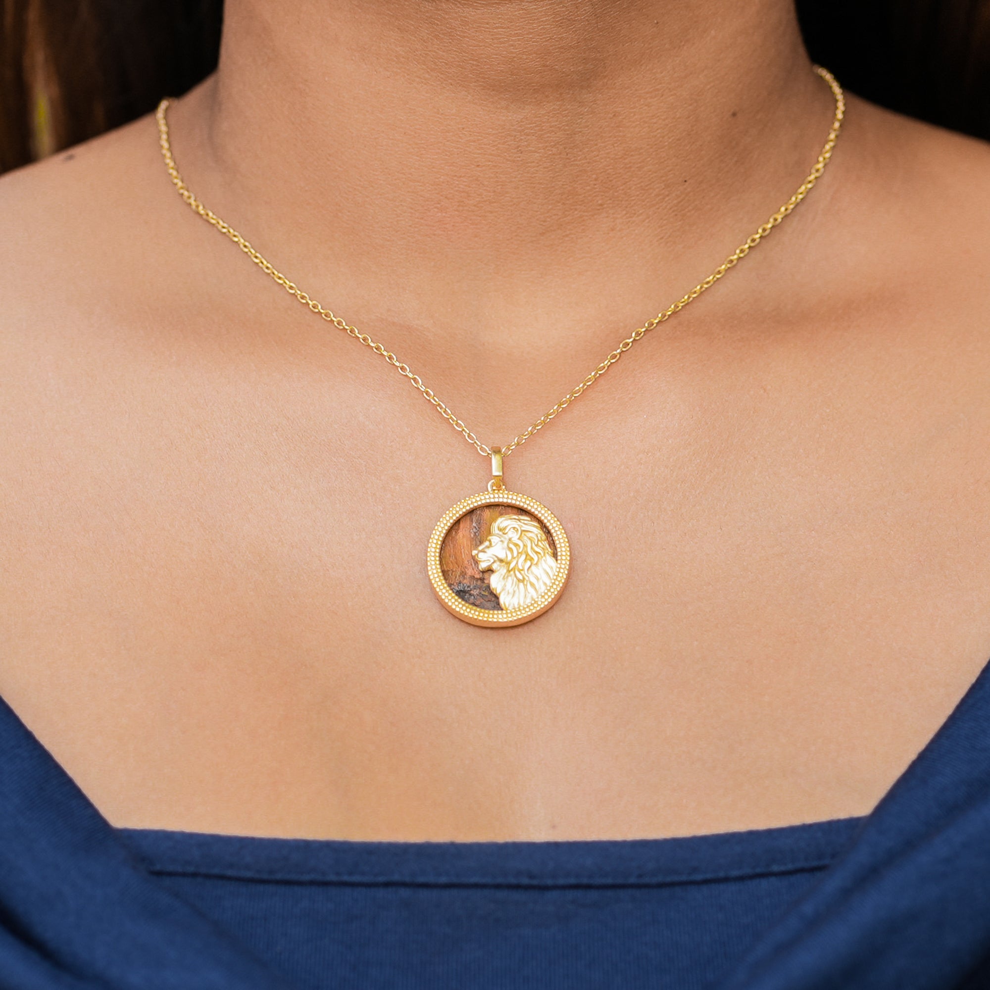 Leo Tiger's Eye Pendant
