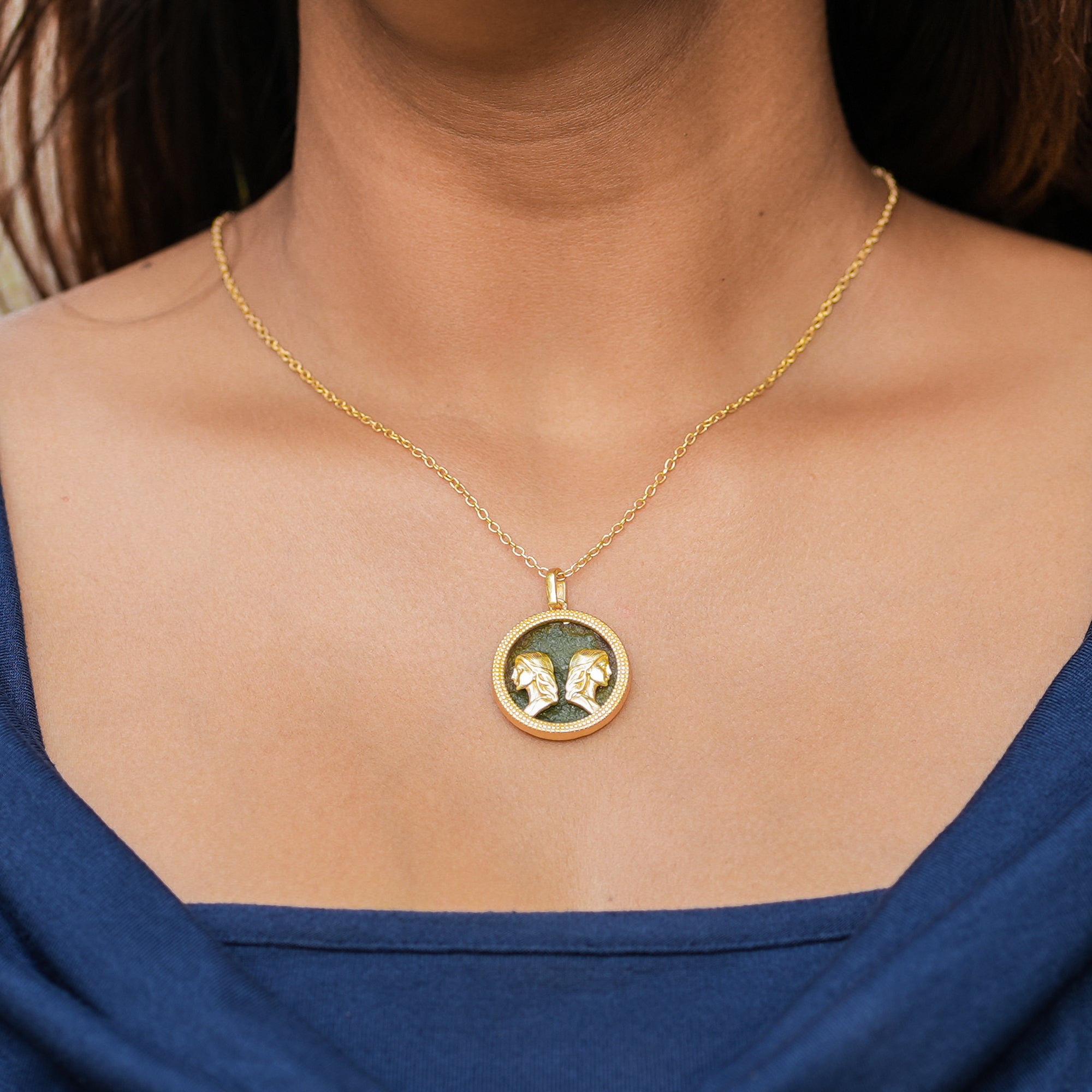 Virgo Carnelian Pendant