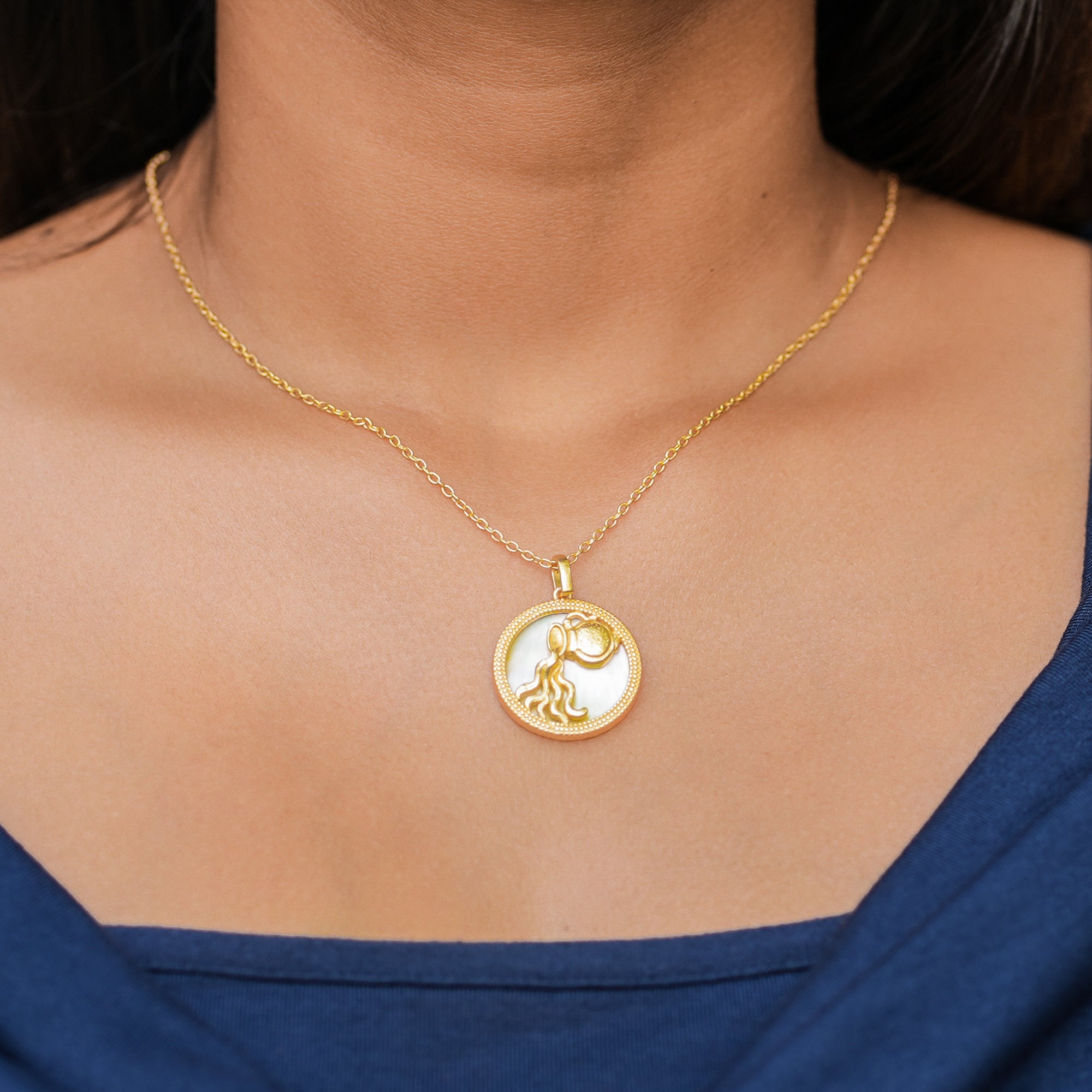 Aquarius Pendant for Vision and Intuition