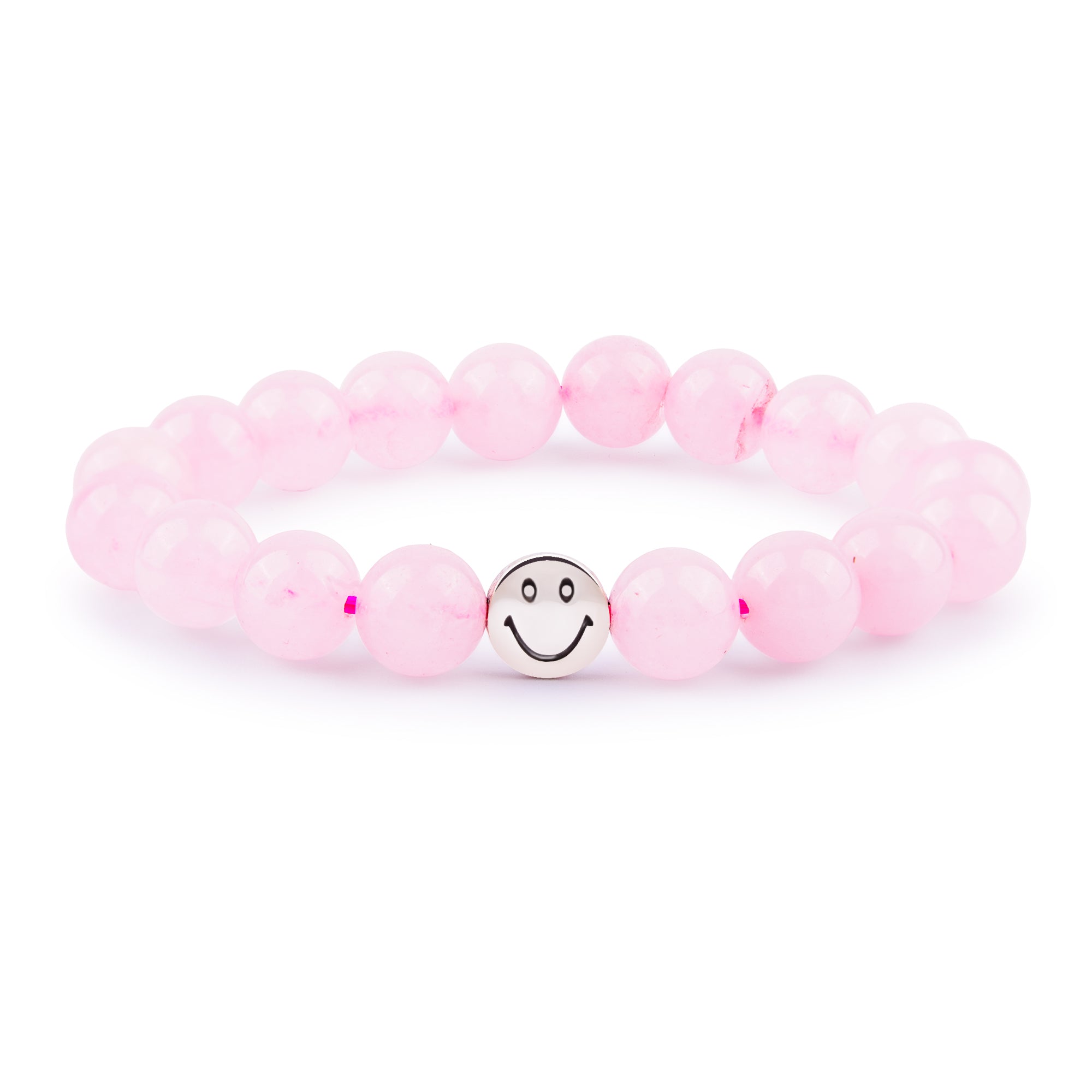 Smile Bracelet - Rose Quartz