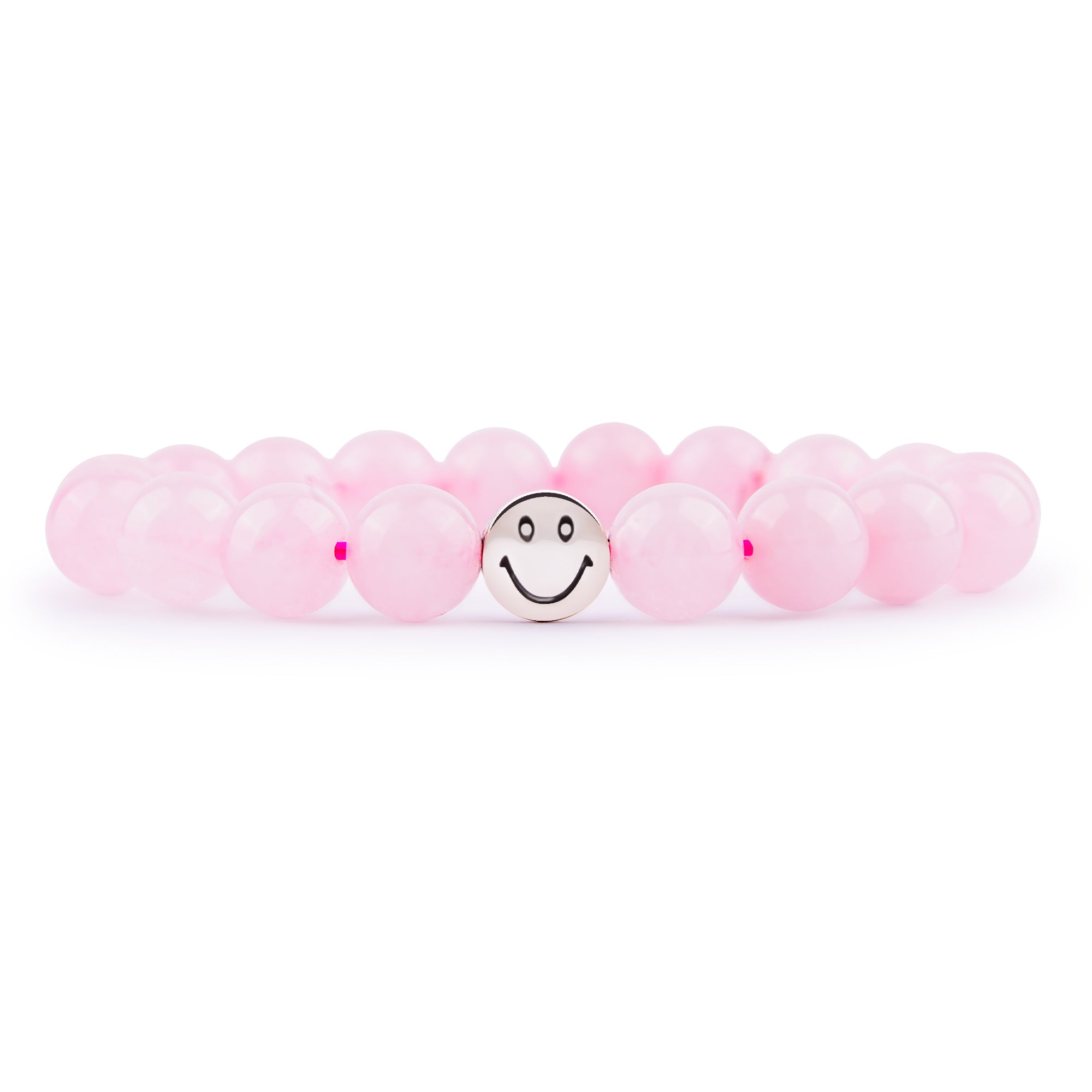 Smile Bracelet - Rose Quartz