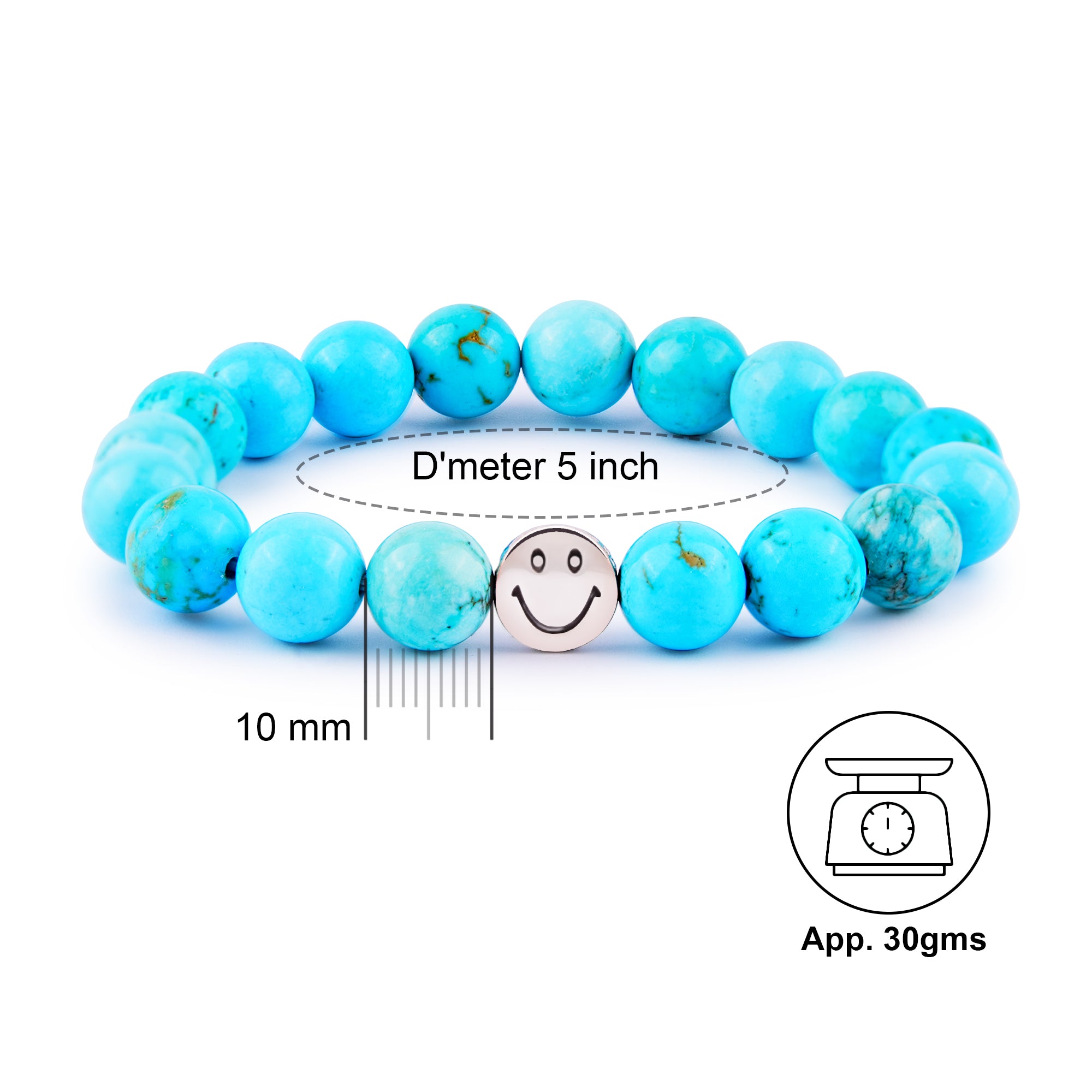 Smile Bracelet - Turquoise