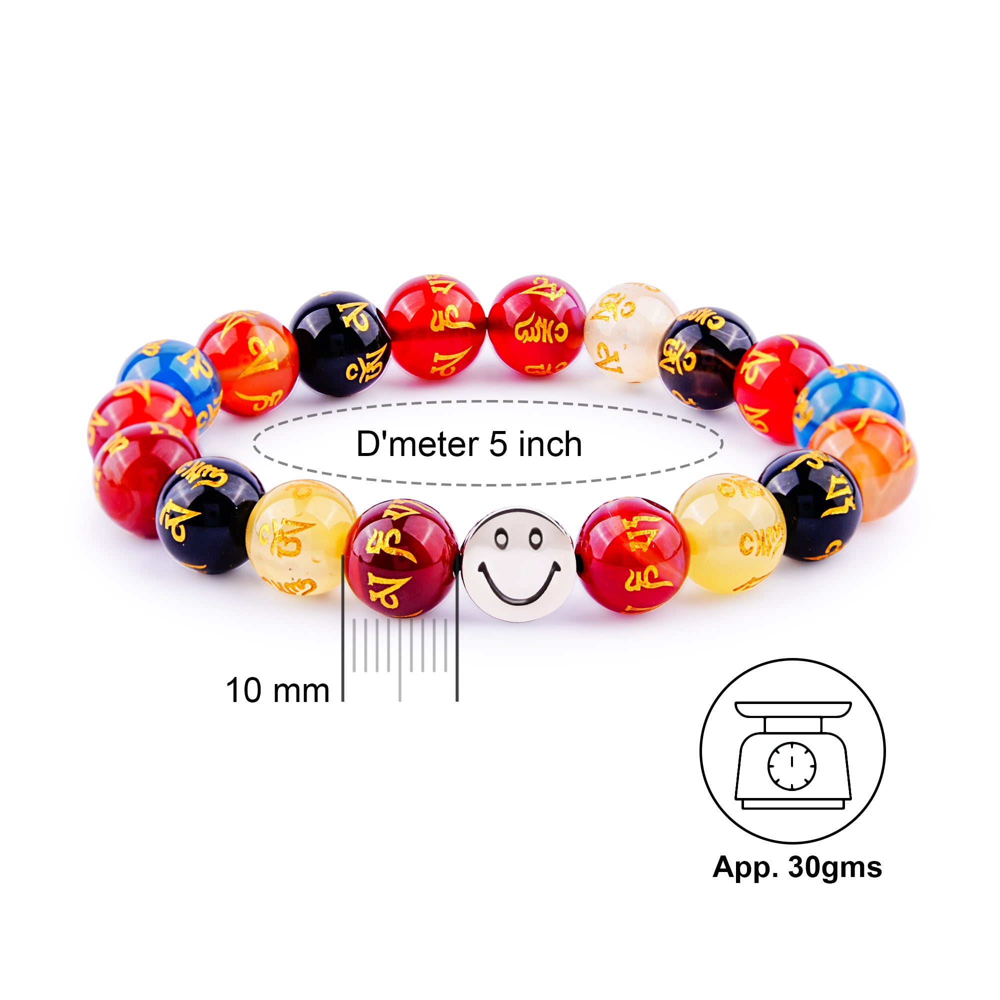 Smile Bracelet - Multi Om Mani