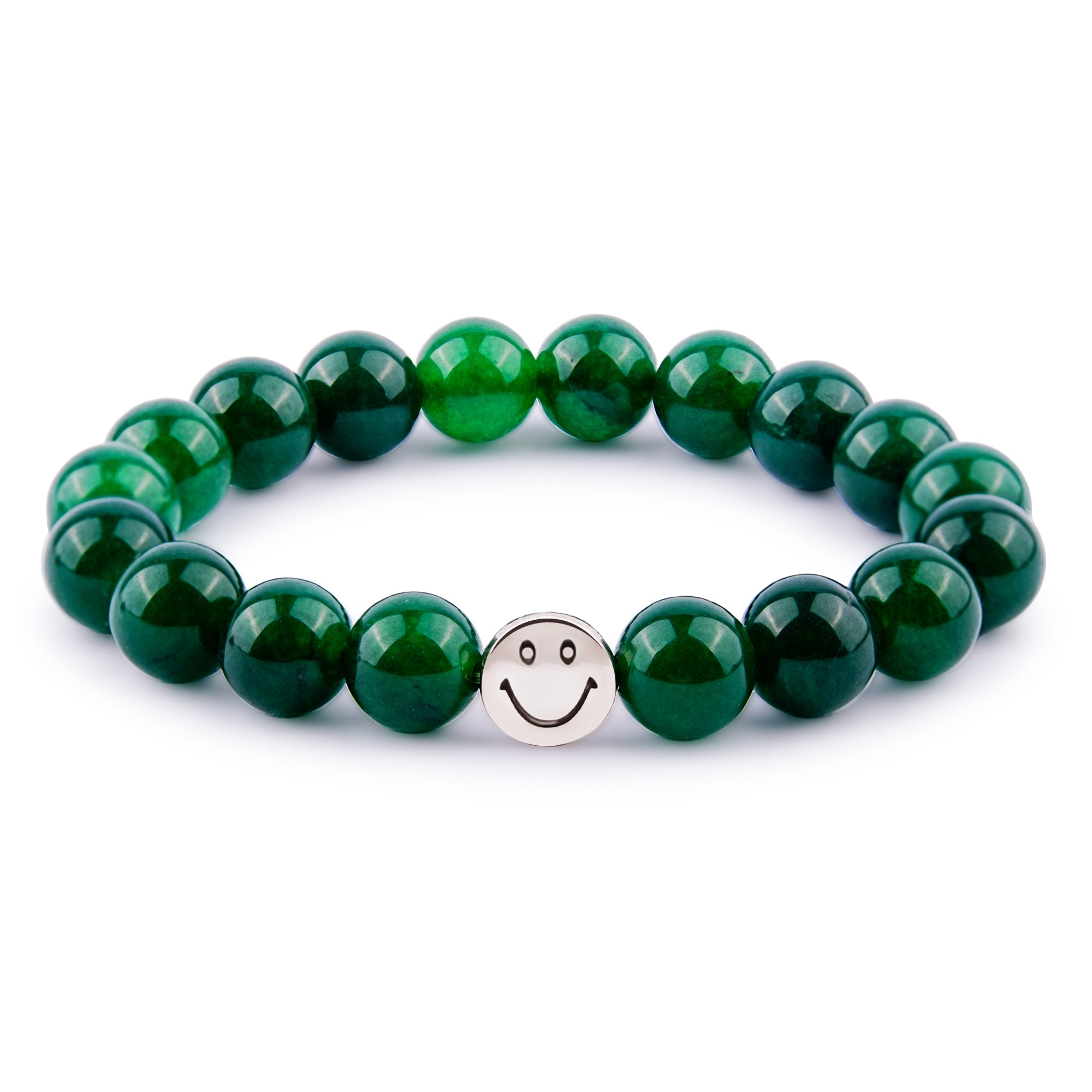 Smile Bracelet - Green Jade