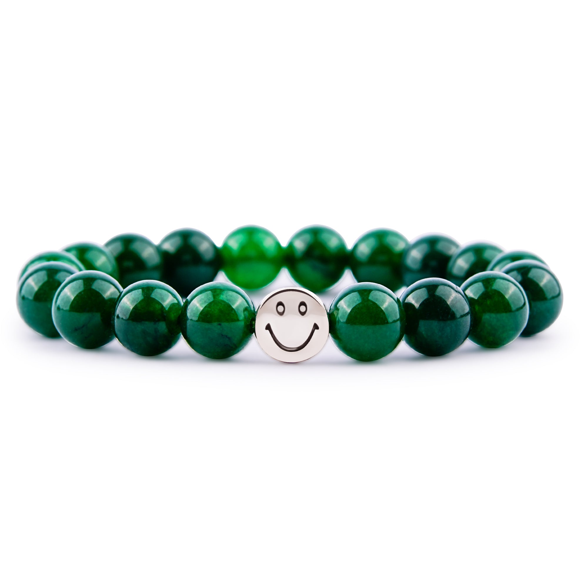 Smile Bracelet - Green Jade