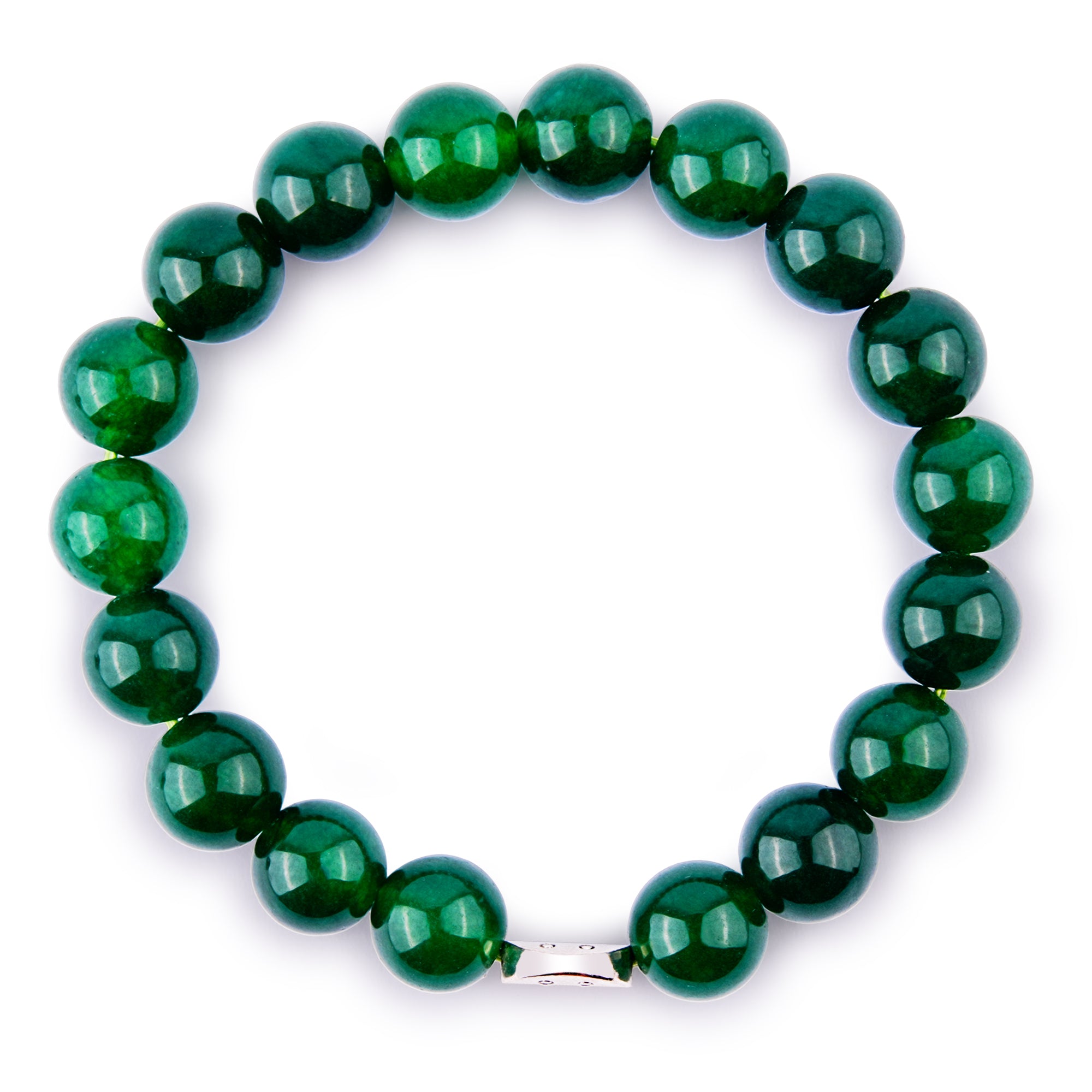 Smile Bracelet - Green Jade