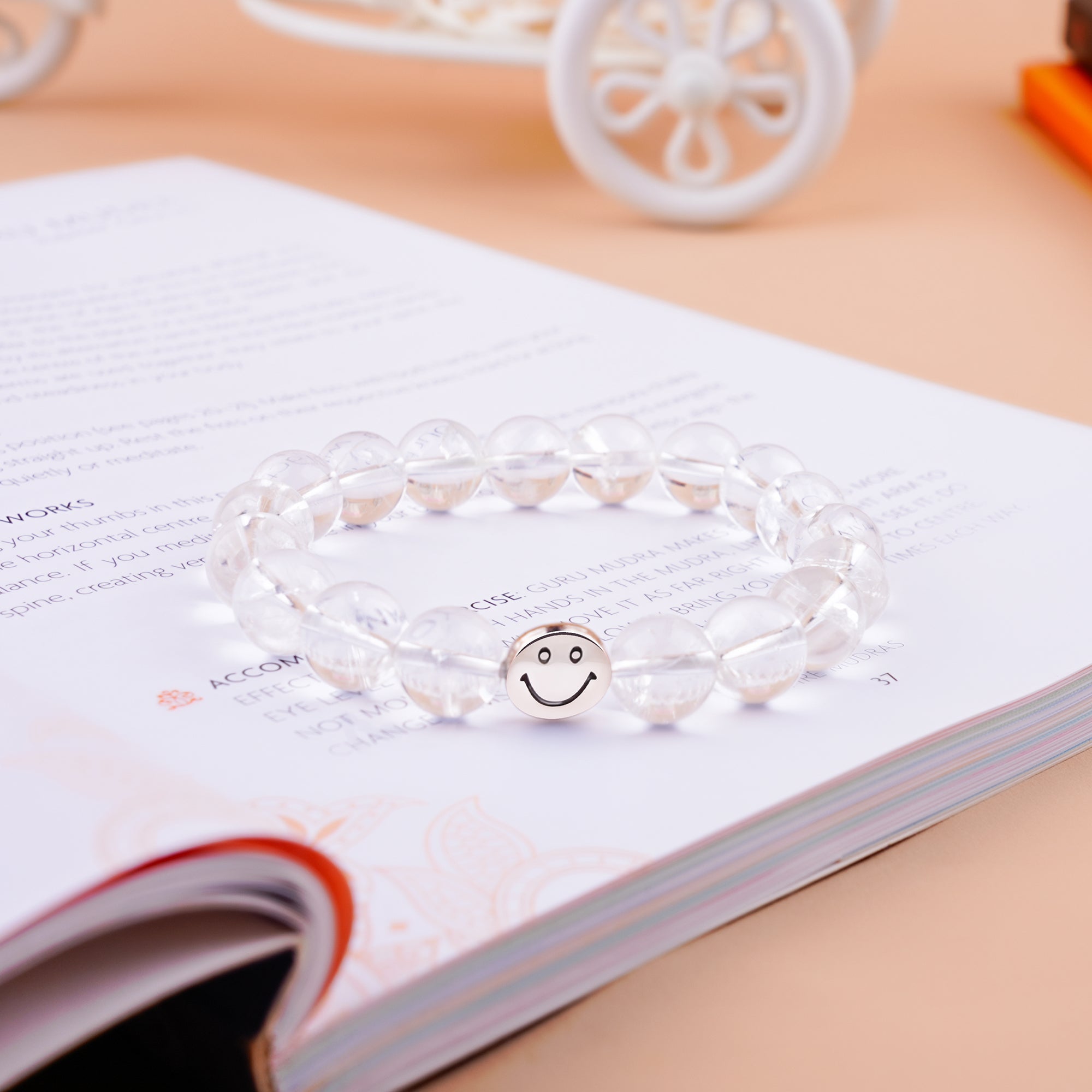 Smile Bracelet - Clear Quartz