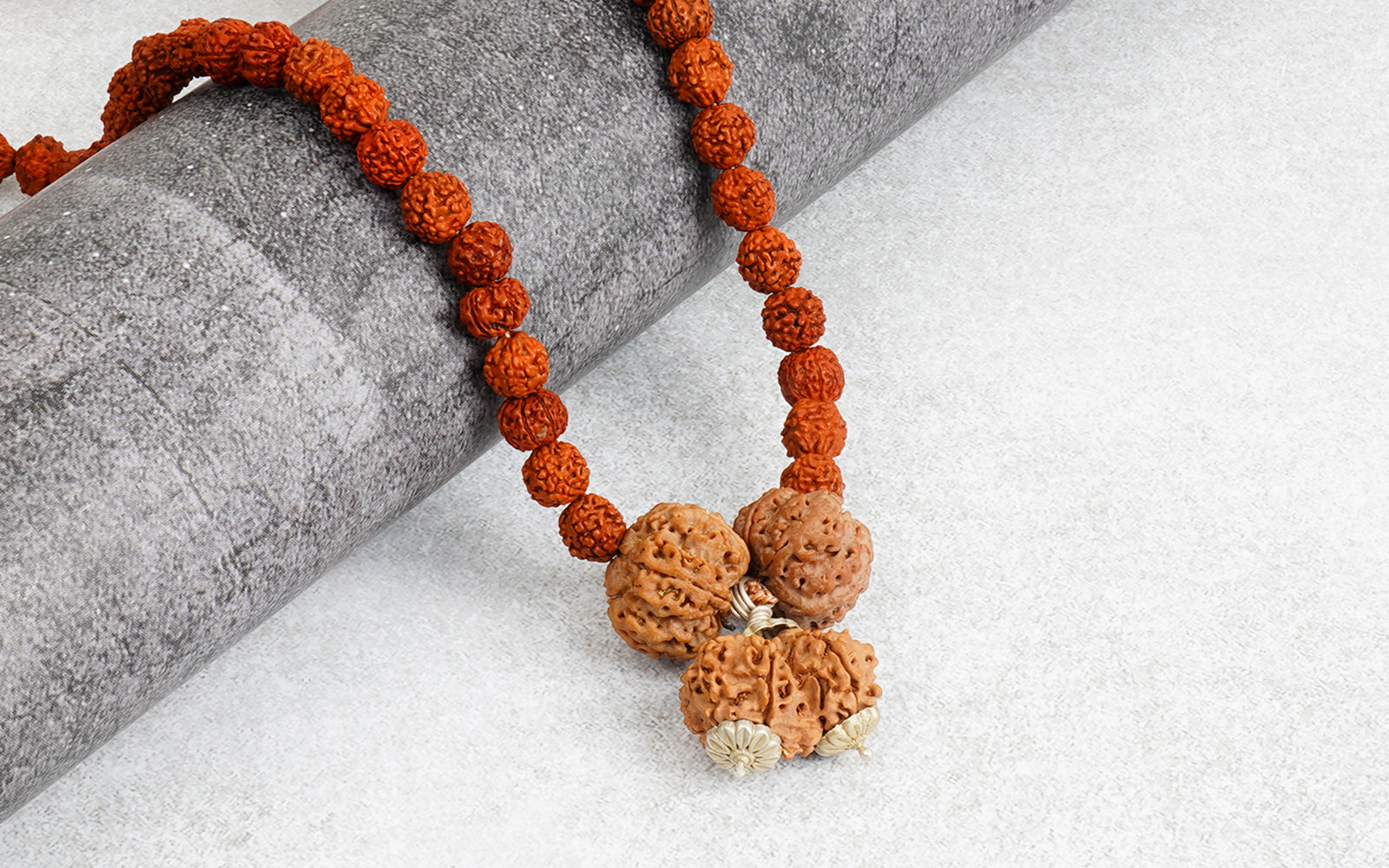 Prem Vriddhi Mala - 6 Mukhi, 7 Mukhi and Gauri Shankar Rudraksha (AB)