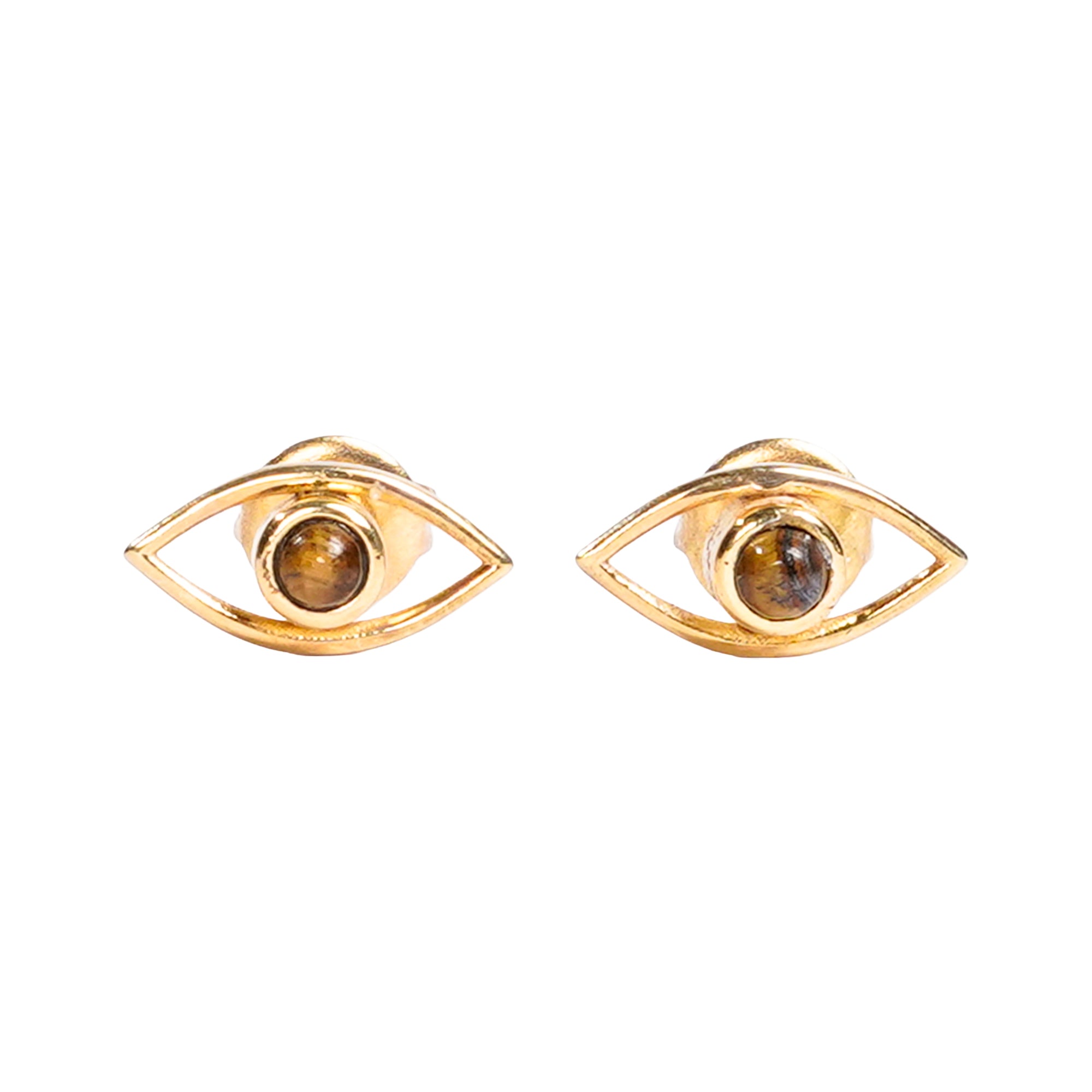 Tiger Eye Protection Earrings  | Everyday Protection Jewelry