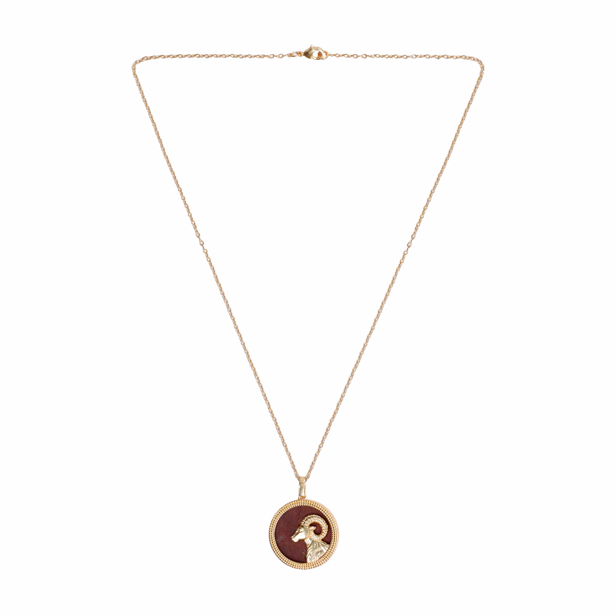 Aries Red Jasper Pendant