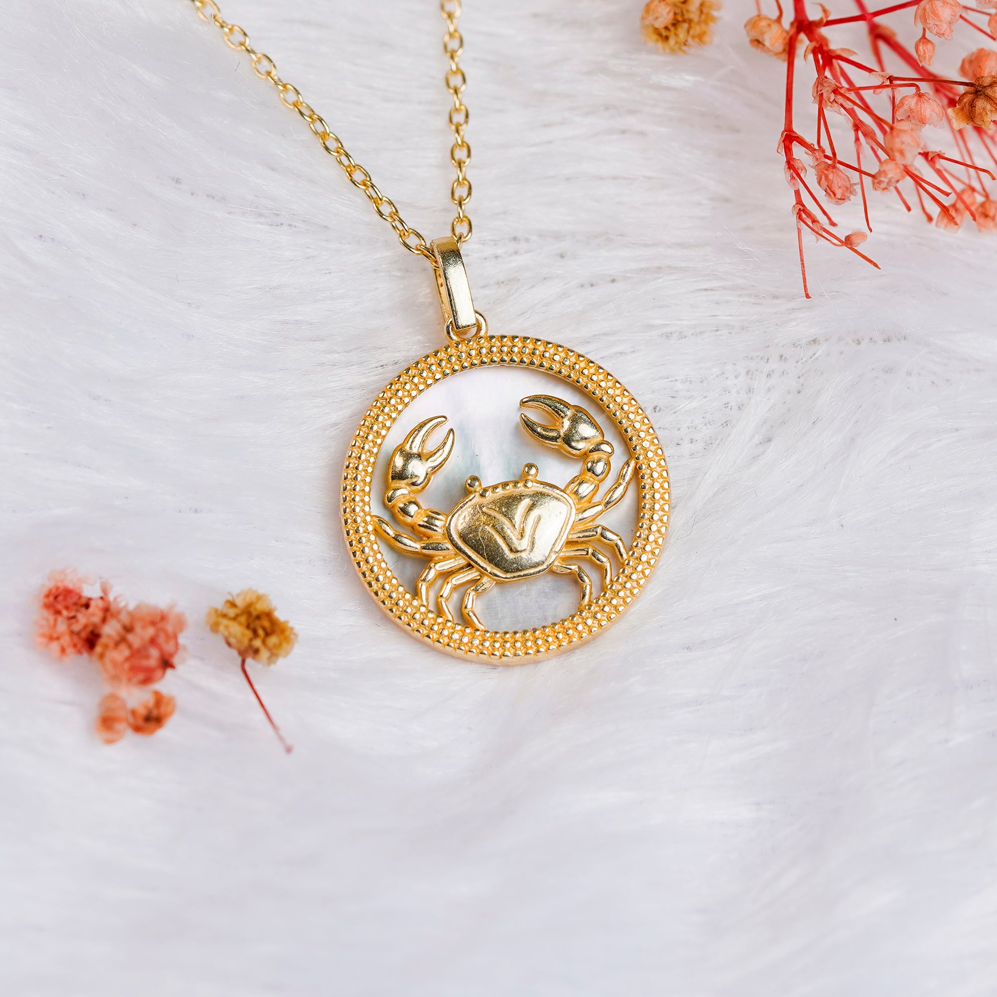 Cancer Pendant for Nurture and Protection