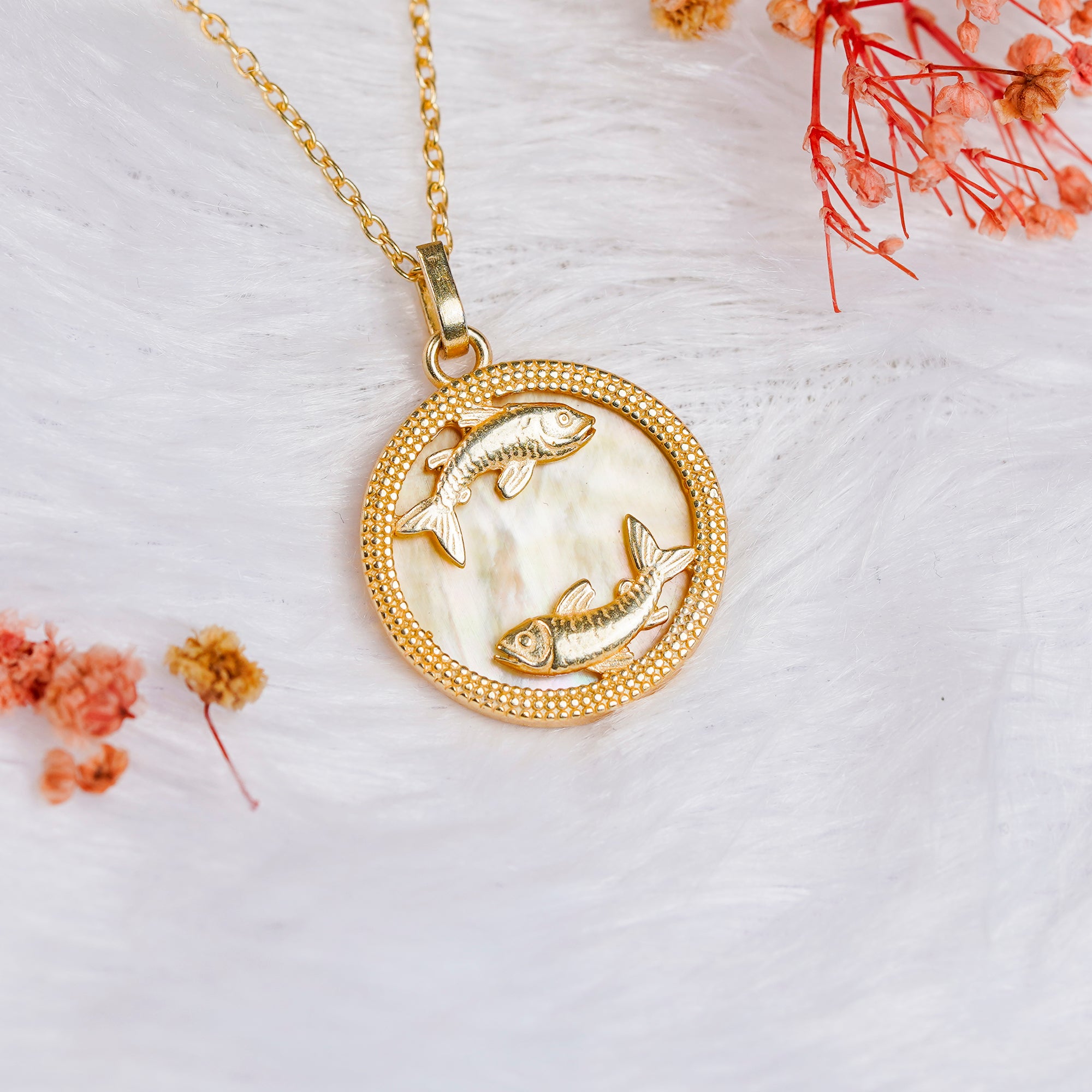 Pisces Pendant for Intuition and Grounding