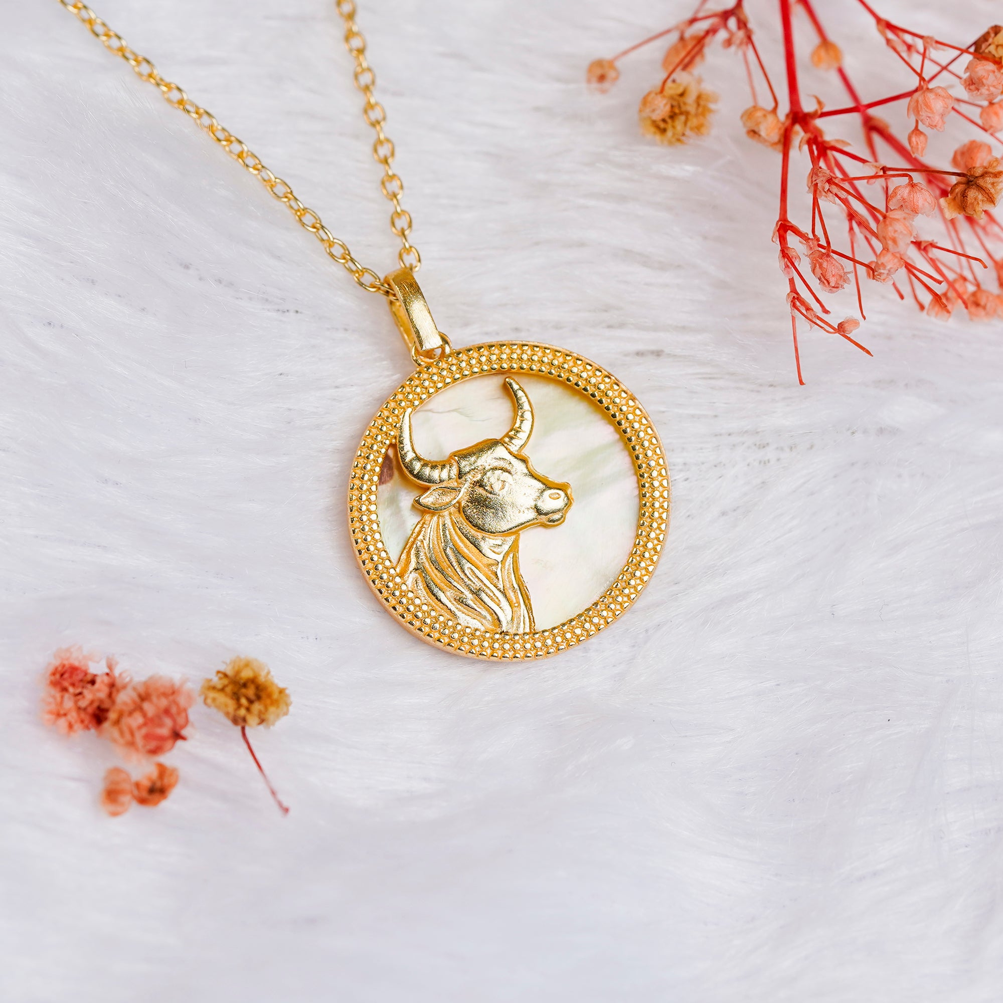 Taurus Pendant for Grounding and Serenity