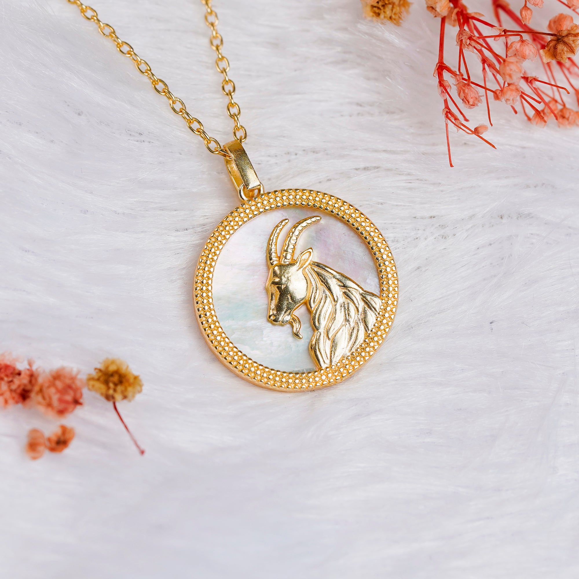 Capricorn Pendant for Ambition and Self-Care