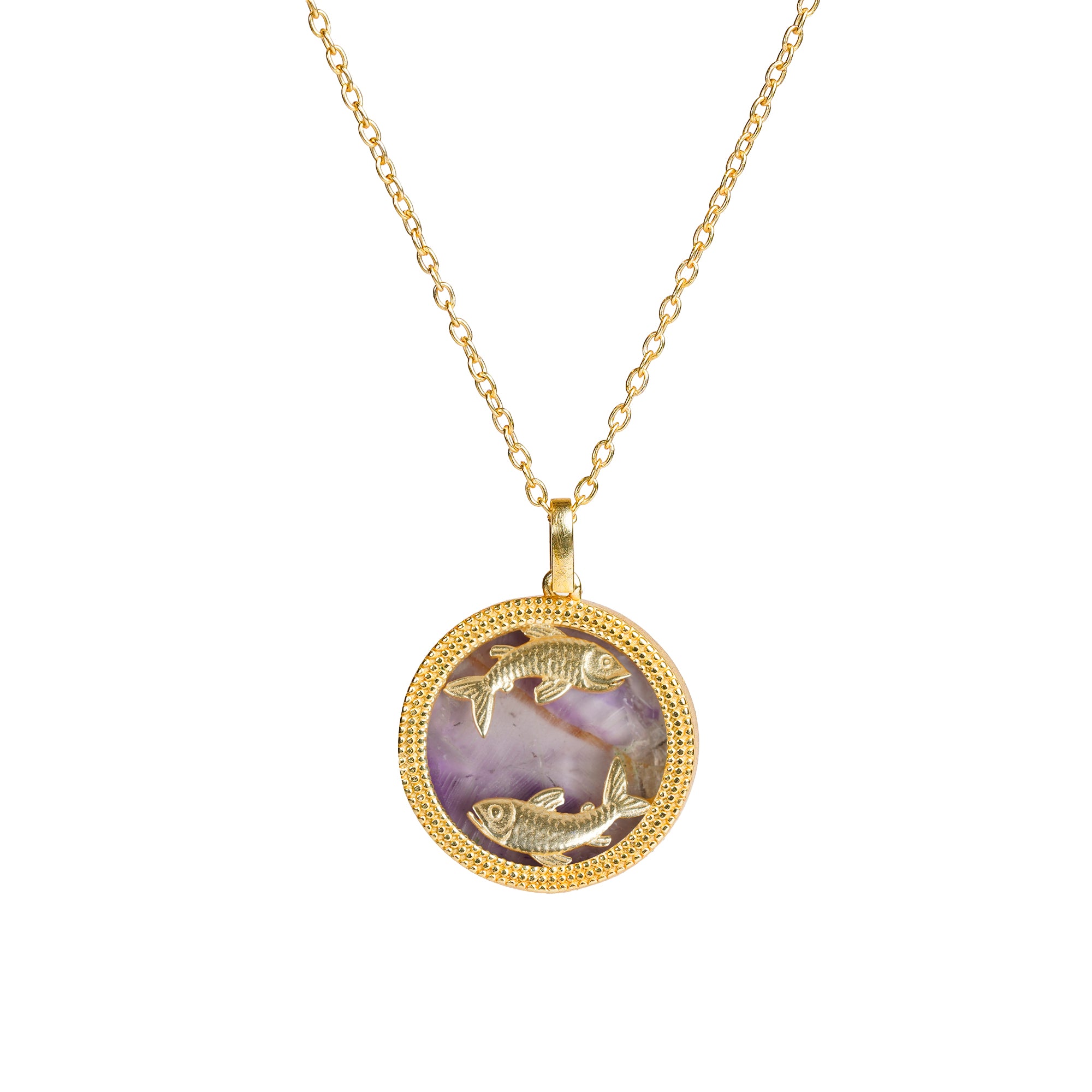 Pisces Amethyst Pendant