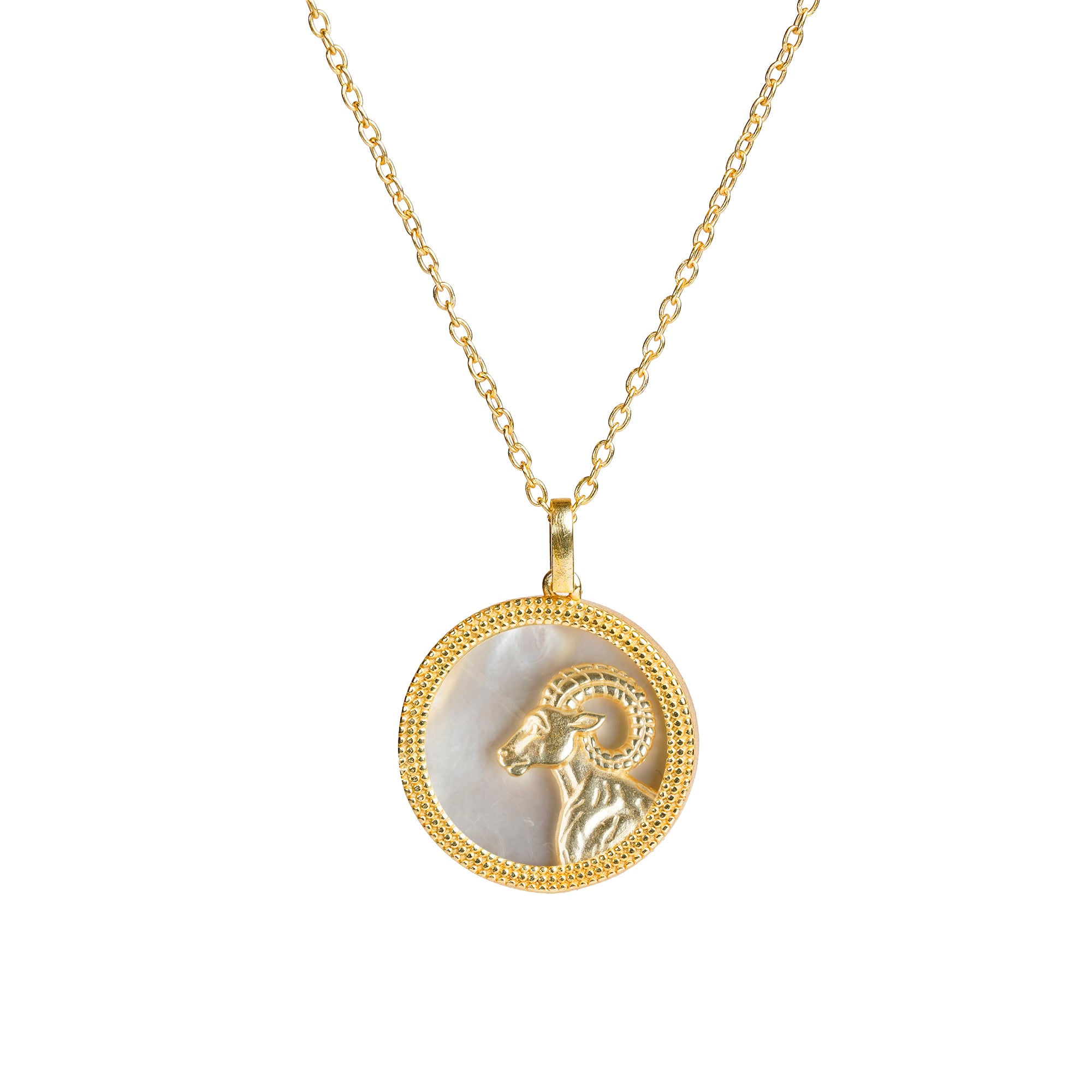 Aries Pendant for Courage and Patience
