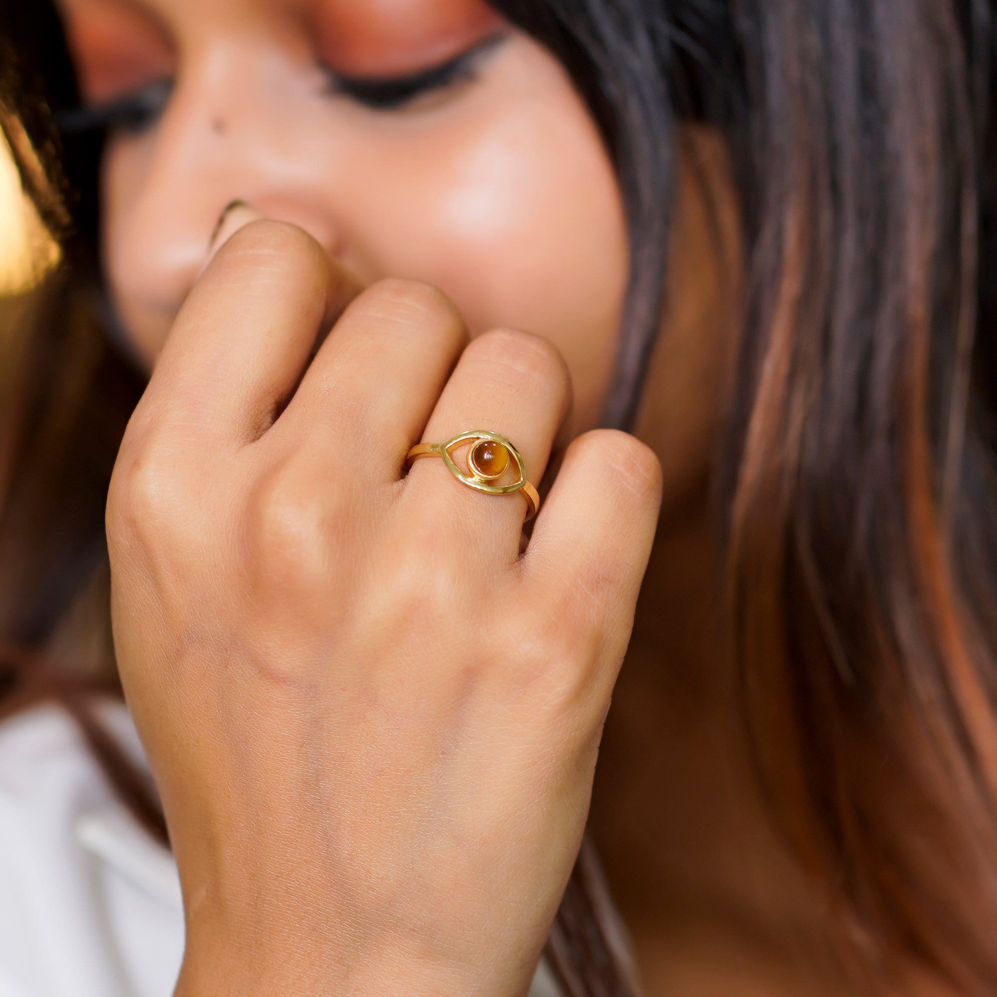 Tiger Eye Protection Ring  | Everyday Protection Jewelry