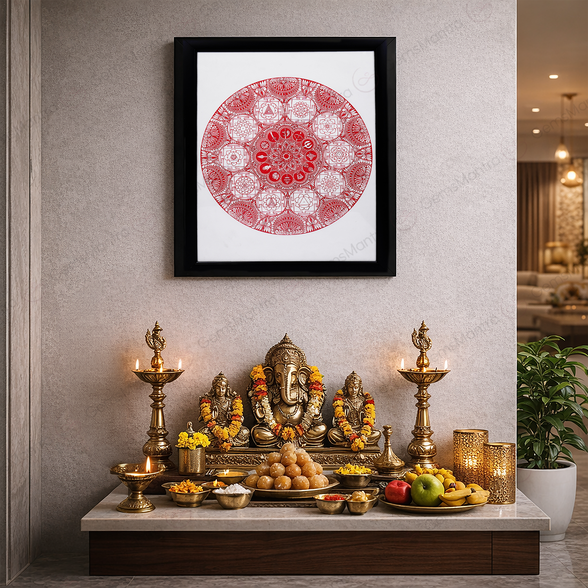 Das MahaVidya Mandala Yantra