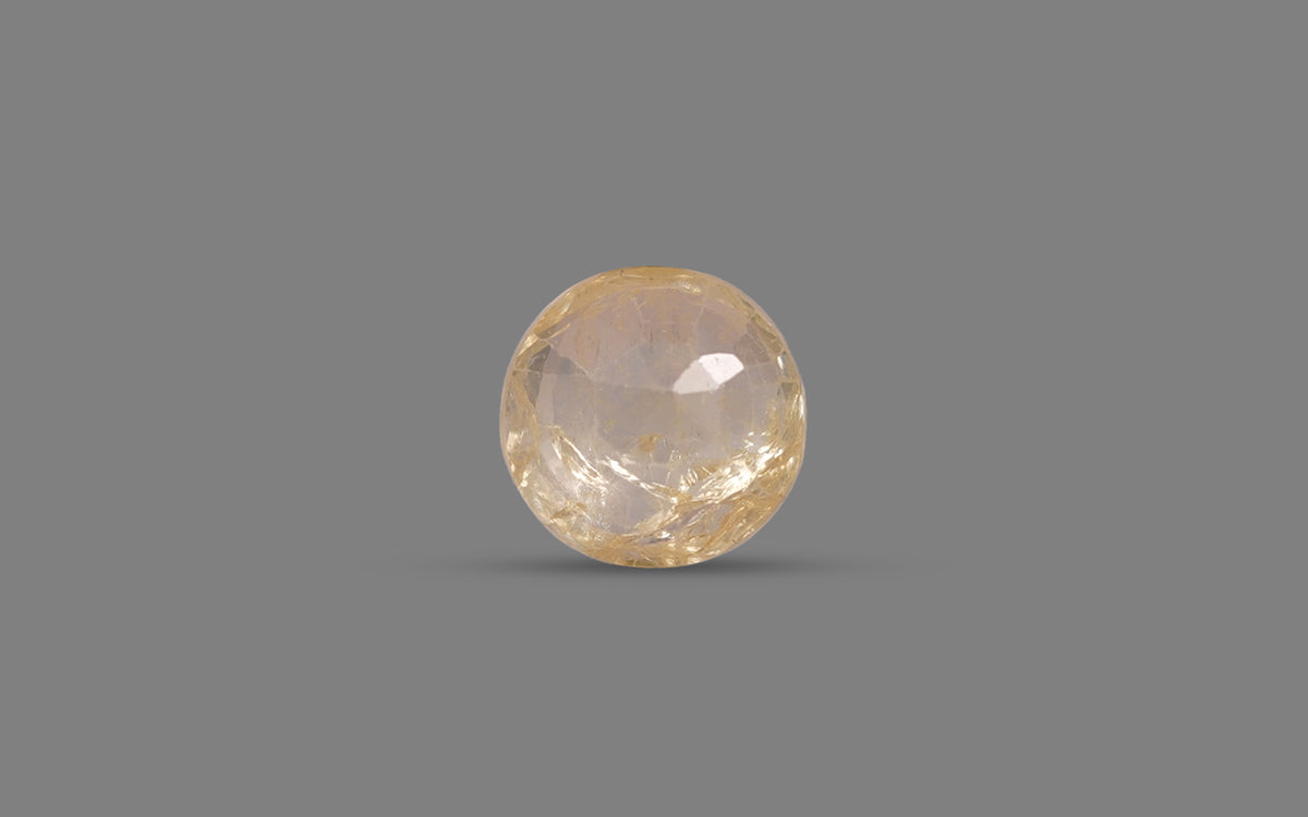 Yellow Sapphire (Pukhraj) – 5.6 Carat / 6.22 Ratti
