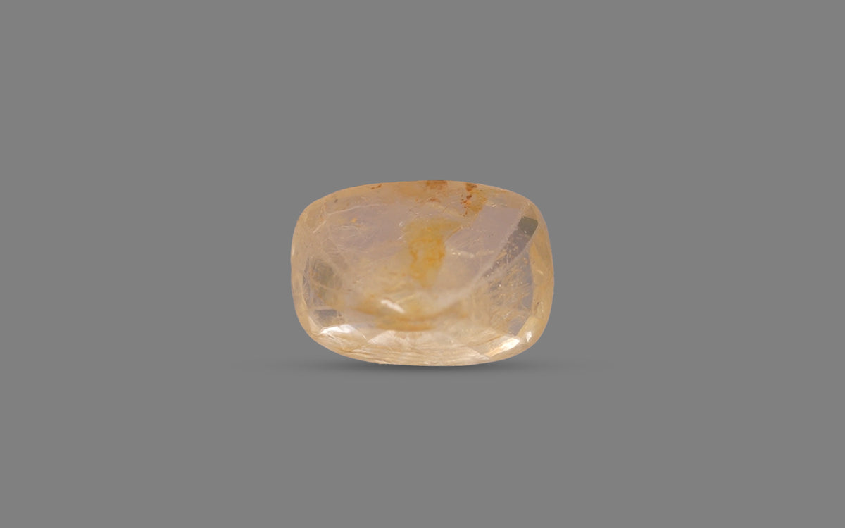 Yellow Sapphire (Pukhraj) – 4.77 Carat / 5.29 Ratti