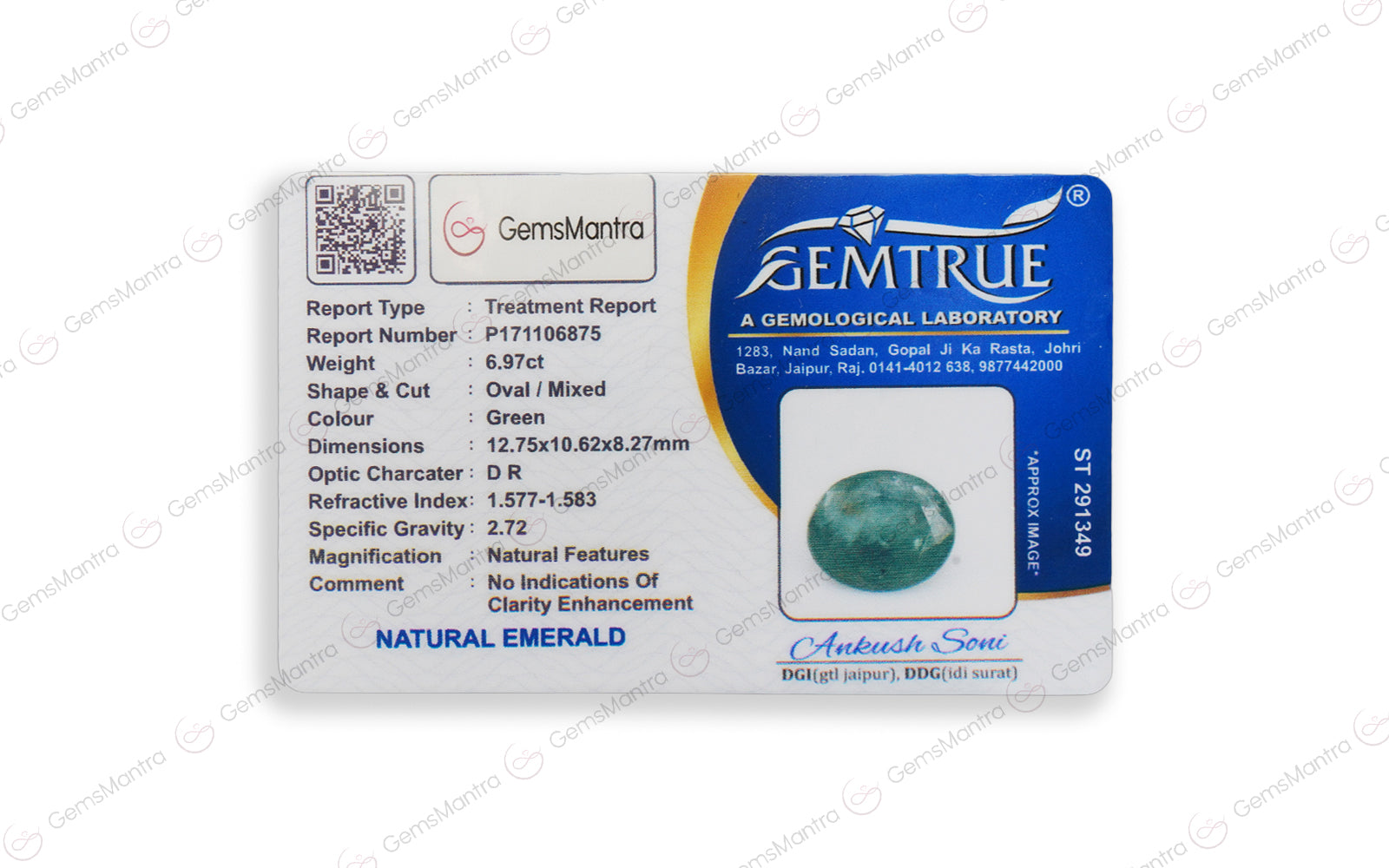 Emerald - 6.97 Carats