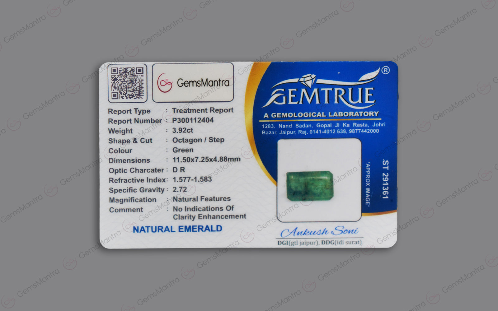 Emerald - 3.92 Carats