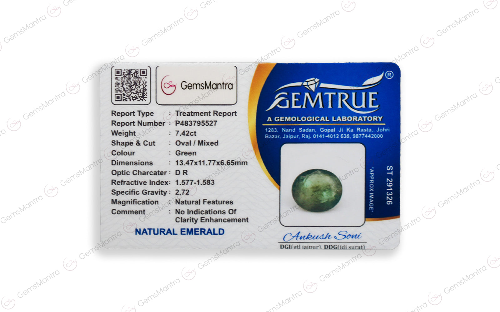Emerald - 7.42 Carats