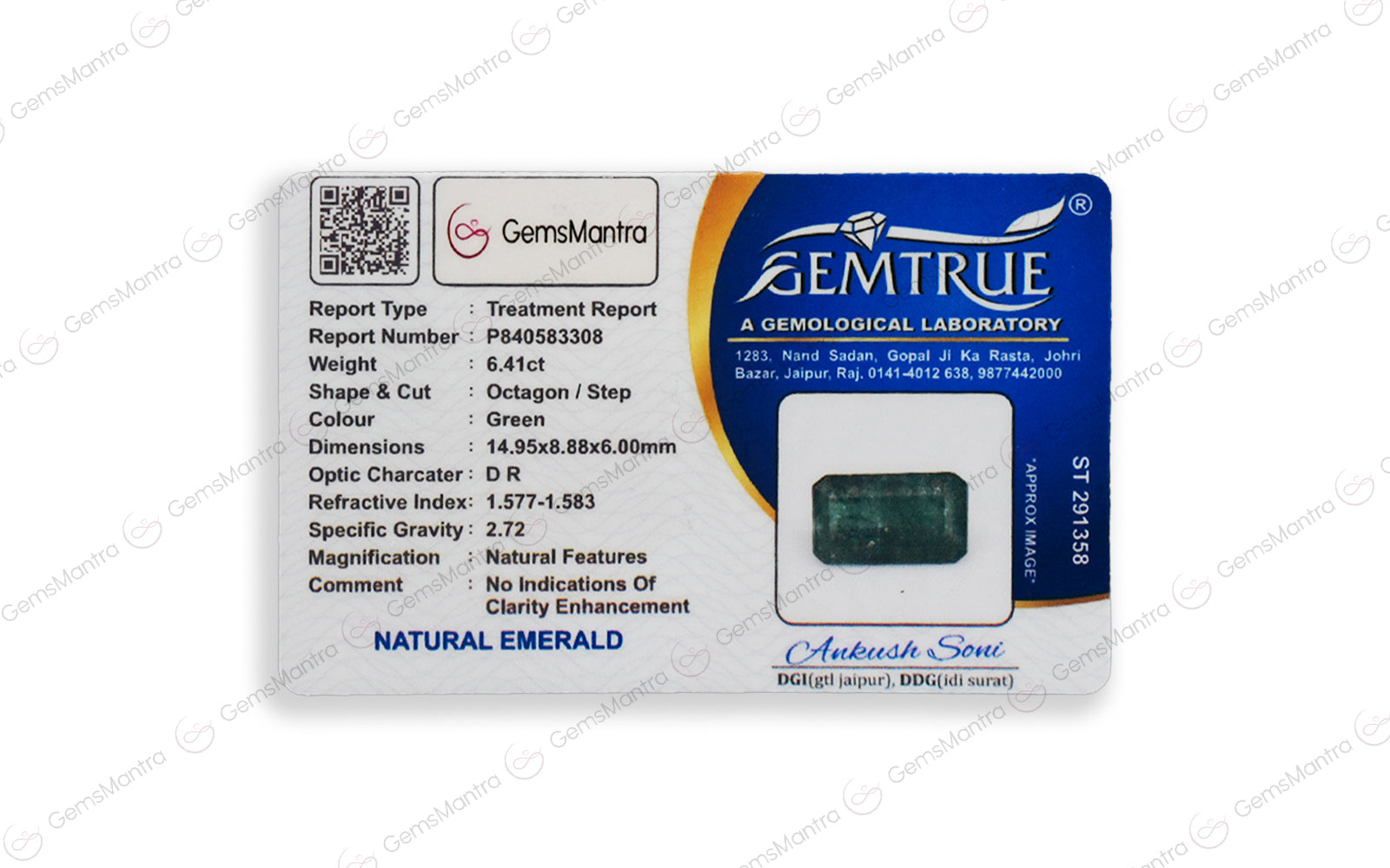 Emerald - 6.41 Carats
