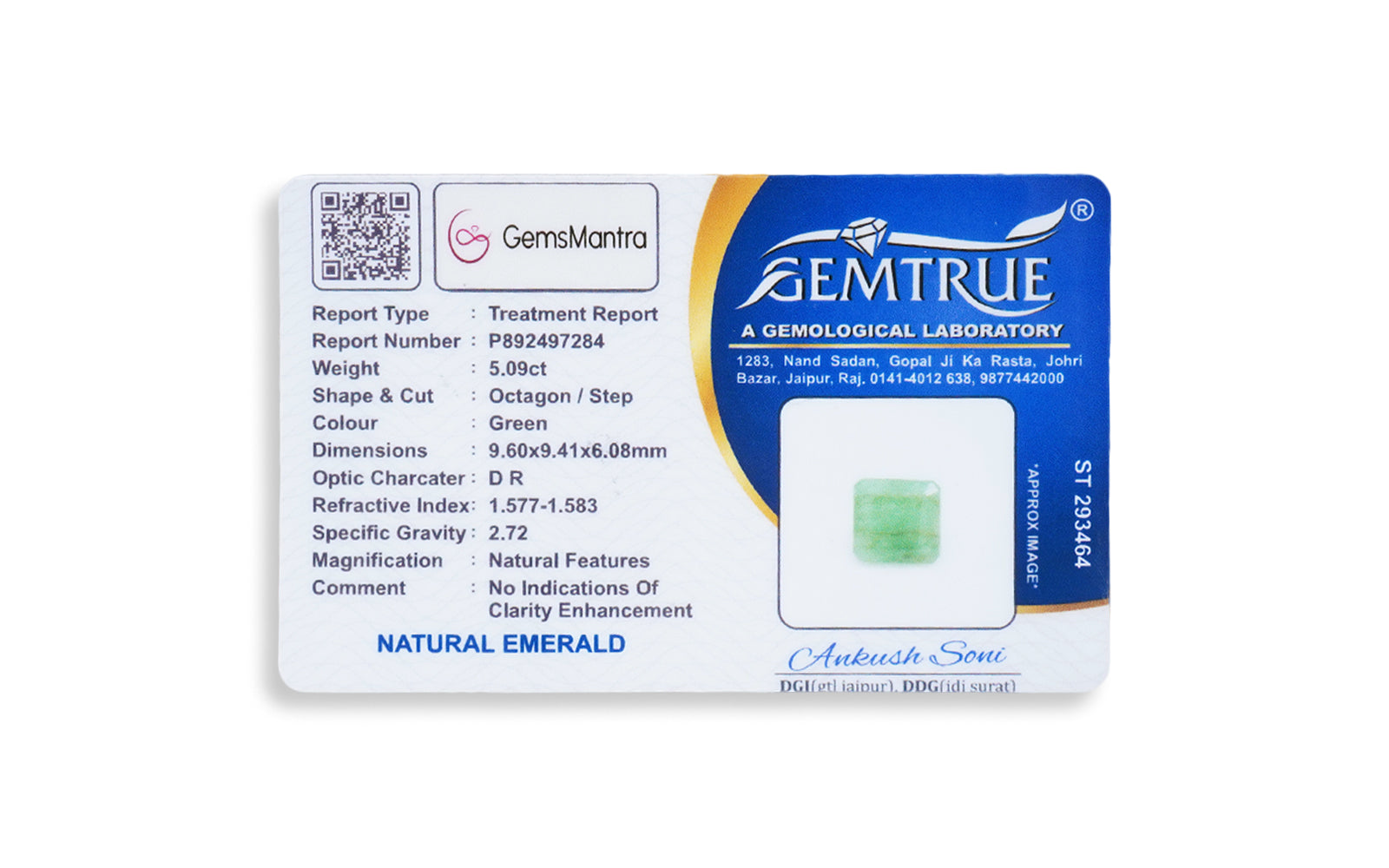 Emerald - 5.09 Carats
