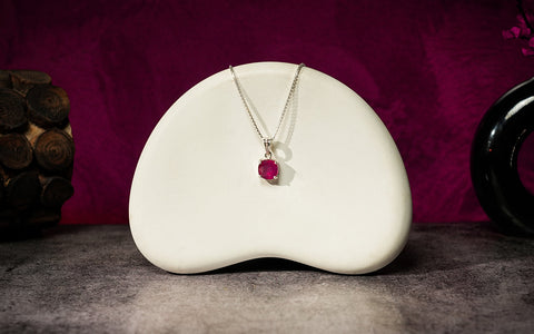 Glass Filled Ruby Pendant – 8.47 Carat / 9.3 Ratti [GM02703]