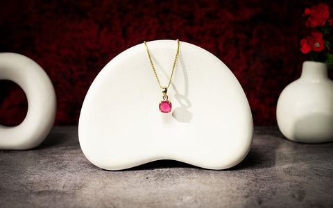 Glass Filled Ruby Pendant – 6.06 Carat / 6.7 Ratti [GM02706]