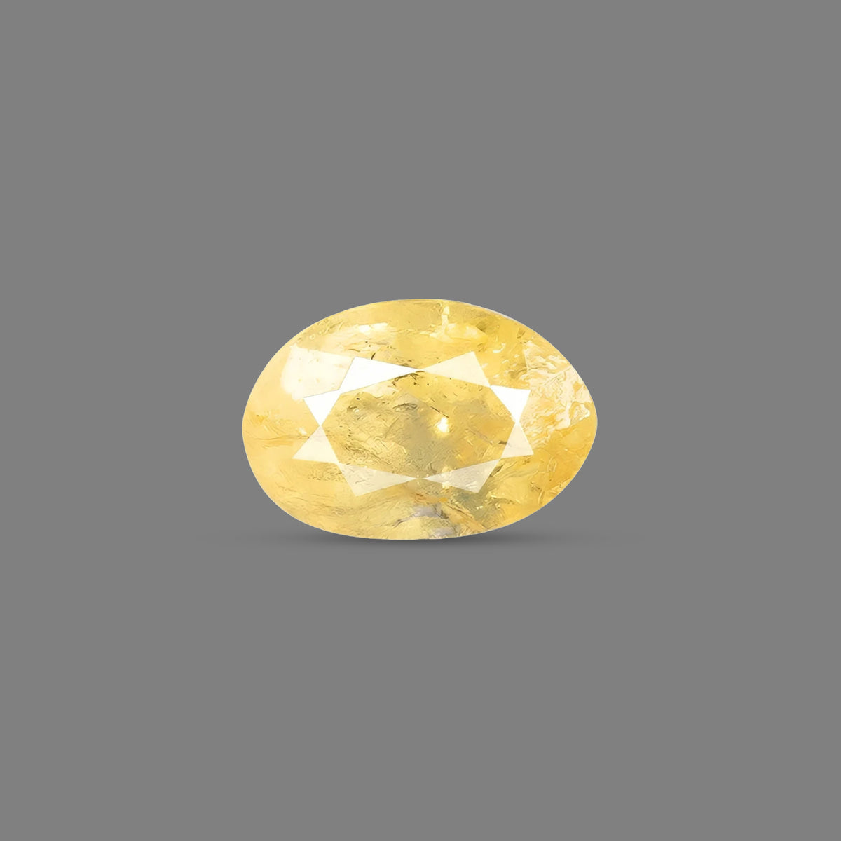 Ceylon Yellow Sapphire (Pukhraj) – 3.19 Carat / 3.5 Ratti [GM03063]