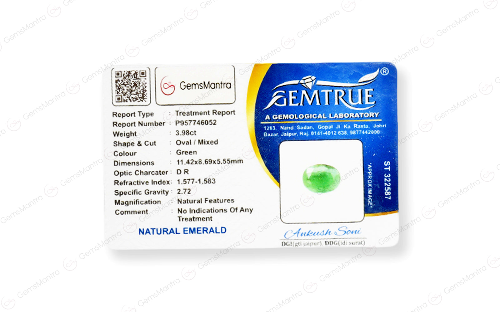 Brazilian Emerald - 3.98 Carats