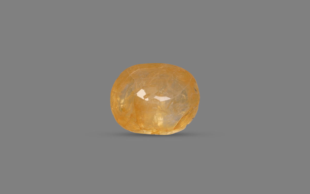 Yellow Sapphire (Pukhraj) – 3.32 Carat / 3.69 Ratti