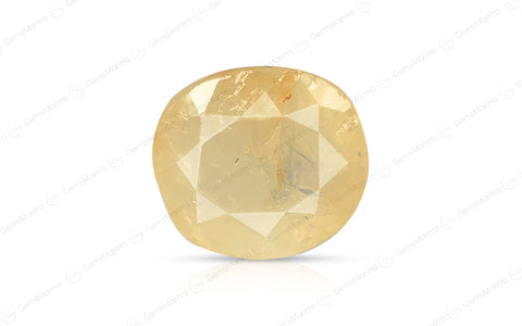 Yellow Sapphire (Pukhraj) – 11.28 Carat / 12.4 Ratti [GM03714]