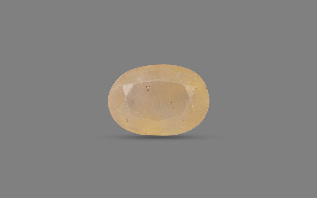 Yellow Sapphire (Pukhraj) – 6 Carat / 6.66 Ratti