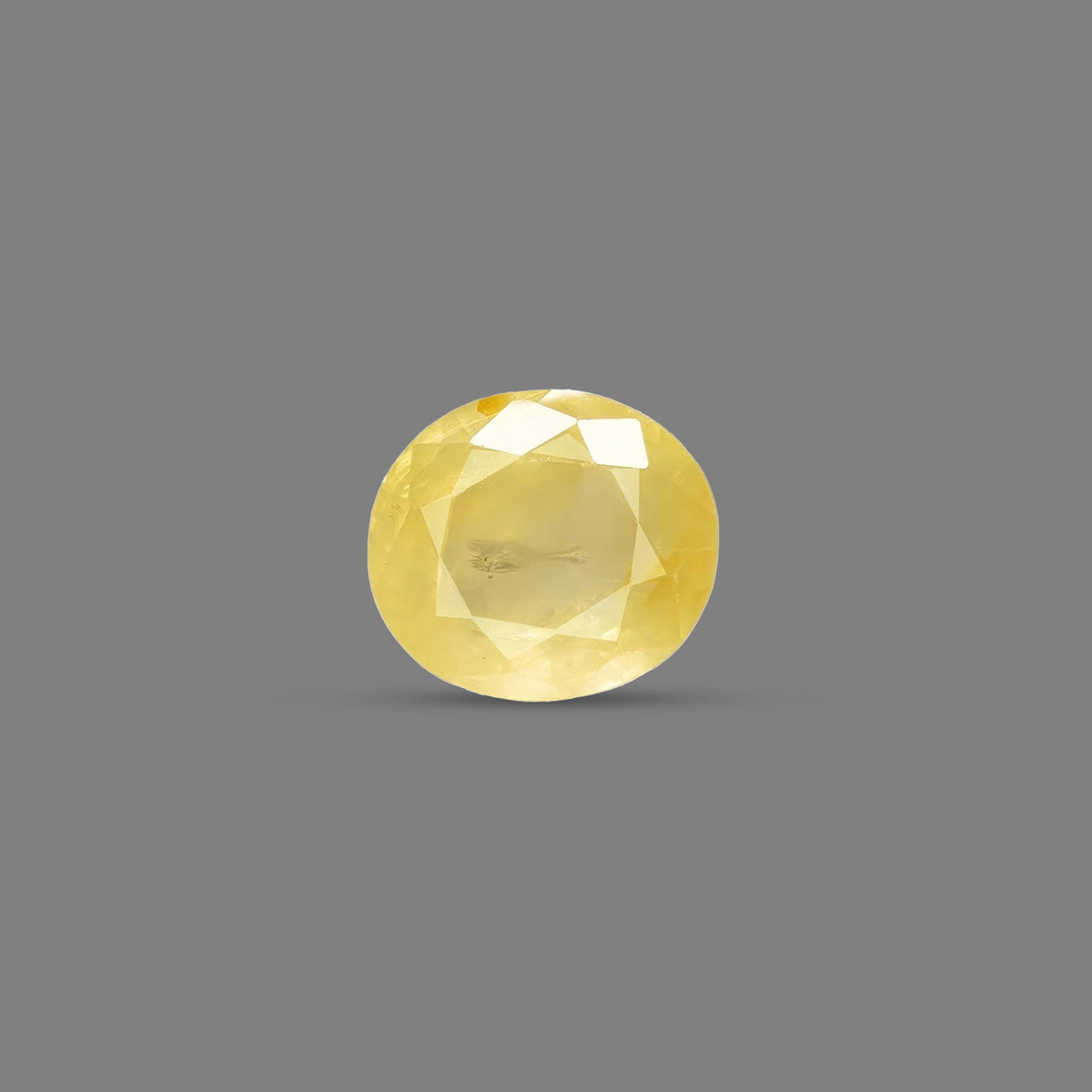 Yellow Sapphire (Pukhraj) – 5.66 Carat / 6.2 Ratti [GM08057]