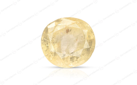 Natural yellow sapphire 4.68 ct with IGI certificate