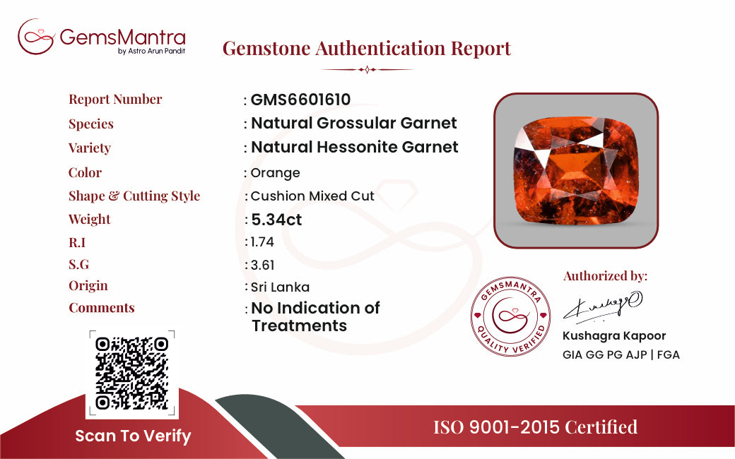 Gomed - 5.34 Carats