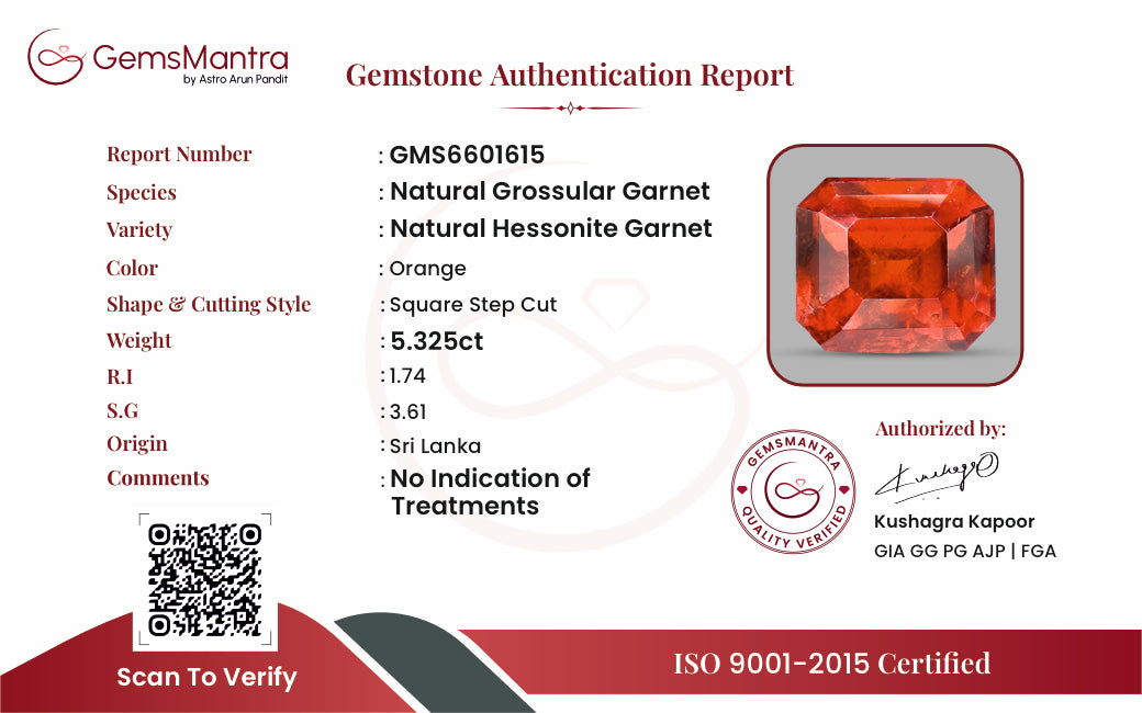 Gomed - 5.325 Carats