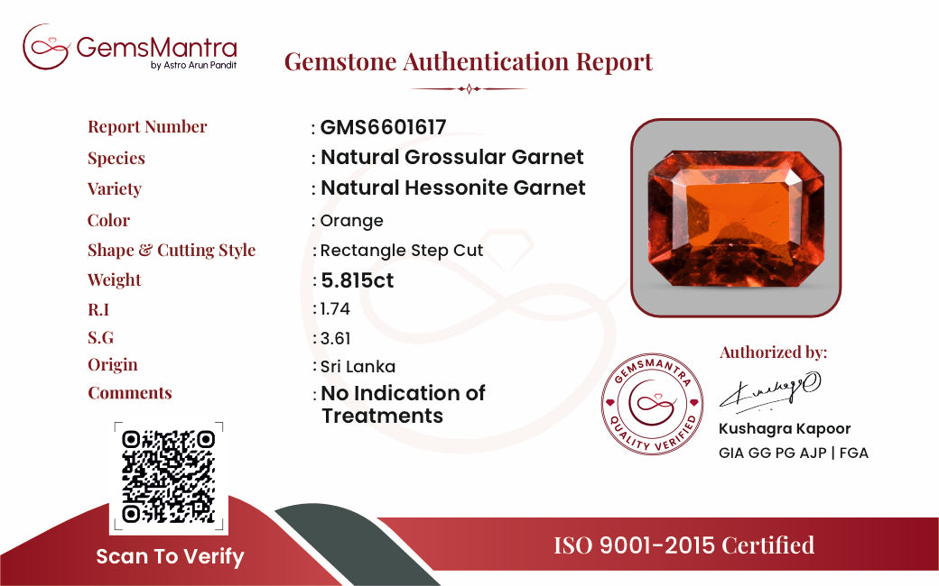 Gomed - 5.815 Carats